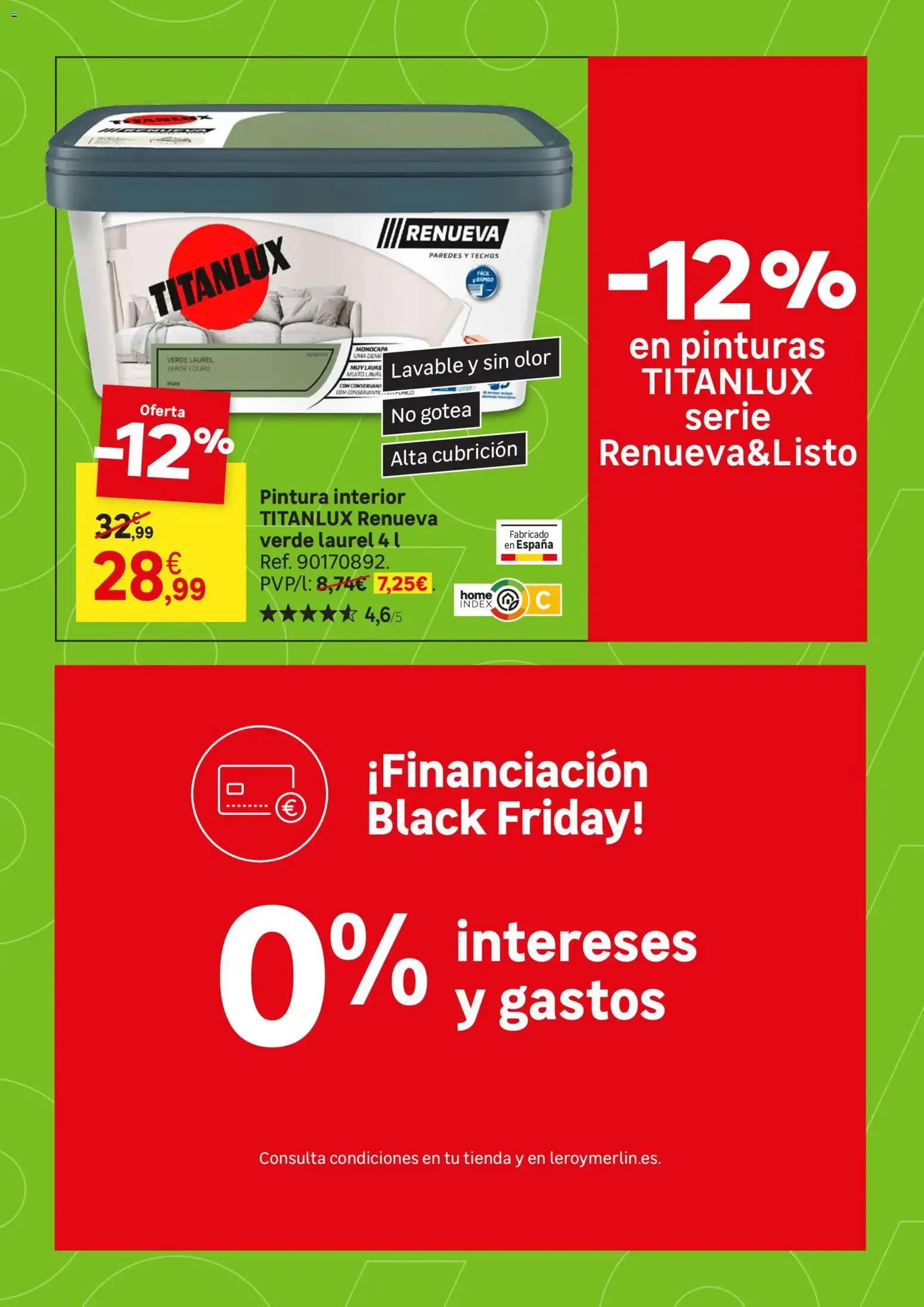 Catálogo de Leroy Merlin BLACK FRIDAY folleto de 20/10/2026 20 de octubre al 16 de noviembre 2026 - Página 66