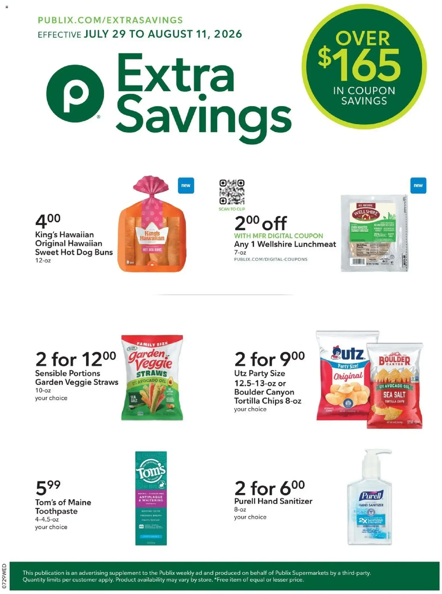 Weekly ad Extra Savings from July 29 to August 11 2026 - Page 1