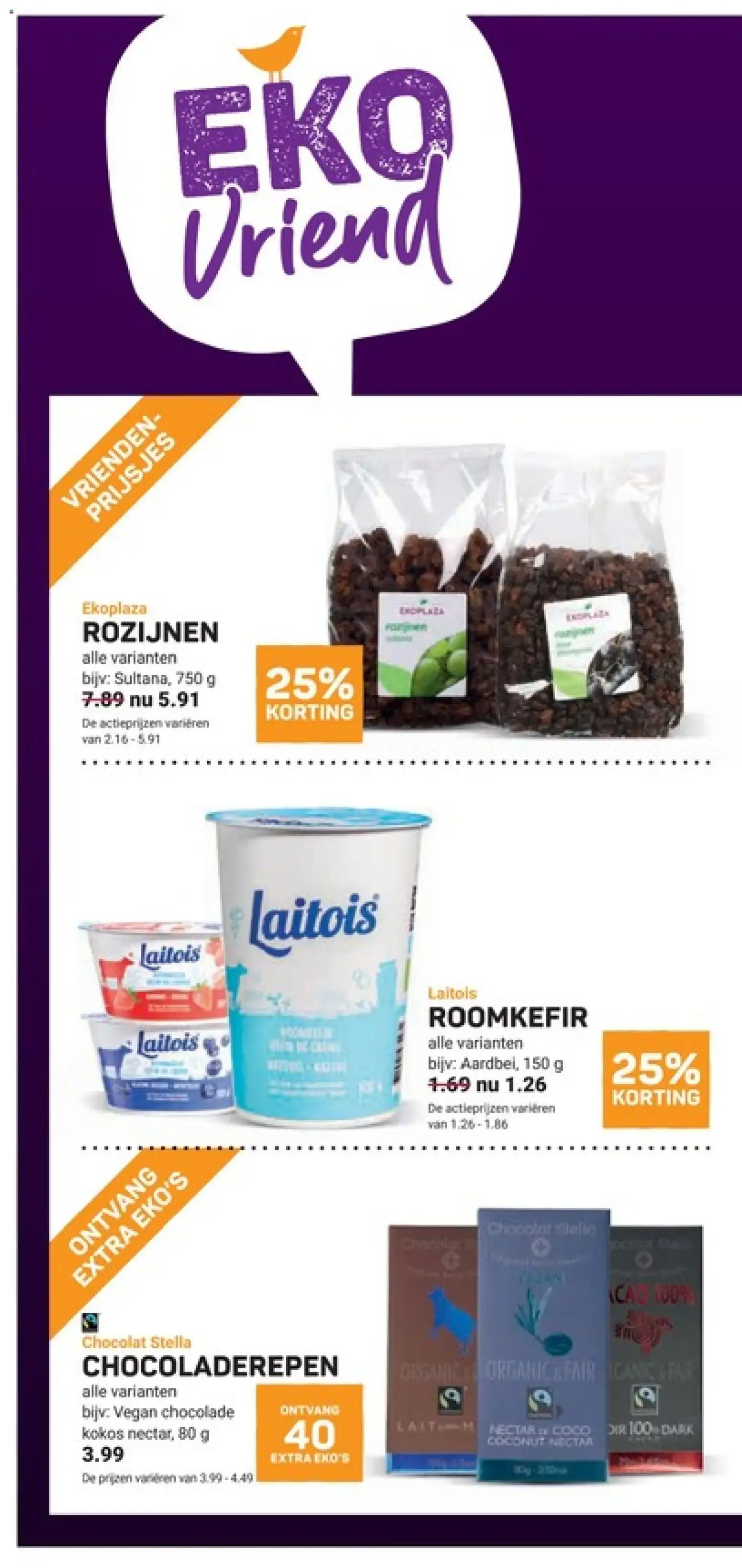 Ekoplaza: Luchtig & Krokant crackers van Le Pain des Fleurs - 2+1 GRATIS van 23 september tot 29 september 2026 - Folder pagina 18