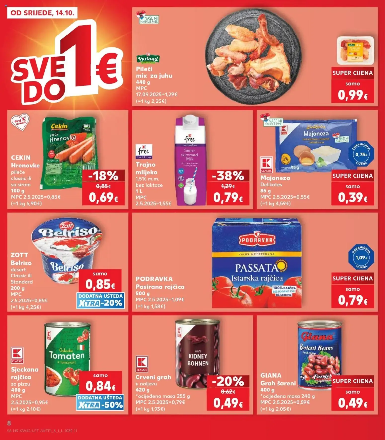 Katalog Kaufland Katalog novi od 14.10.2026 na listanje > letak digitalni od 14. listopada do 20. listopada 2026. - Pregled Stranica 8
