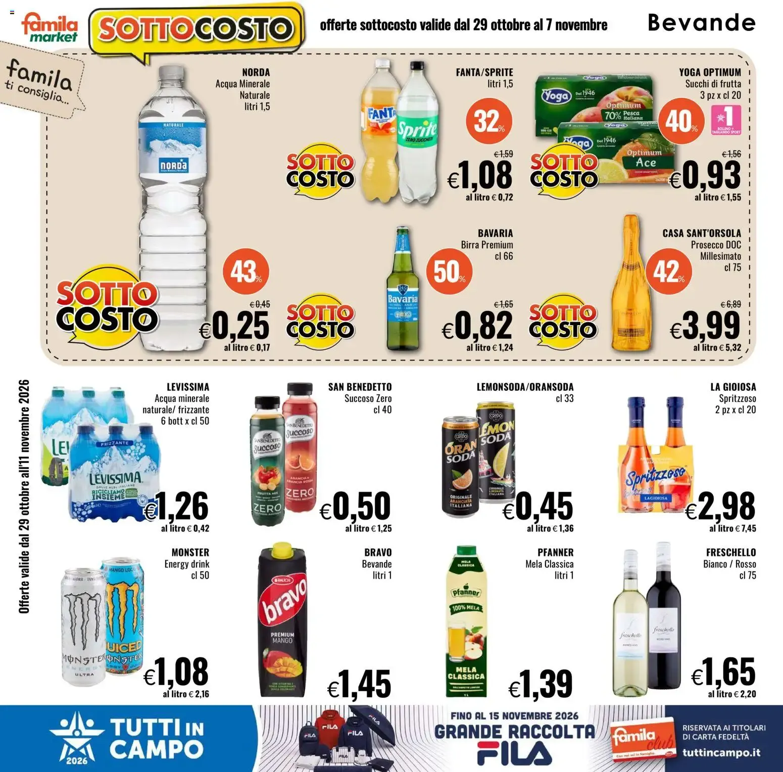 Nuovo Famila volantino Market dal 29/10/2026 > offerte anteprima 🛍️ da 29 ottobre a 11 novembre di 2026 - Pagina del volantino 8