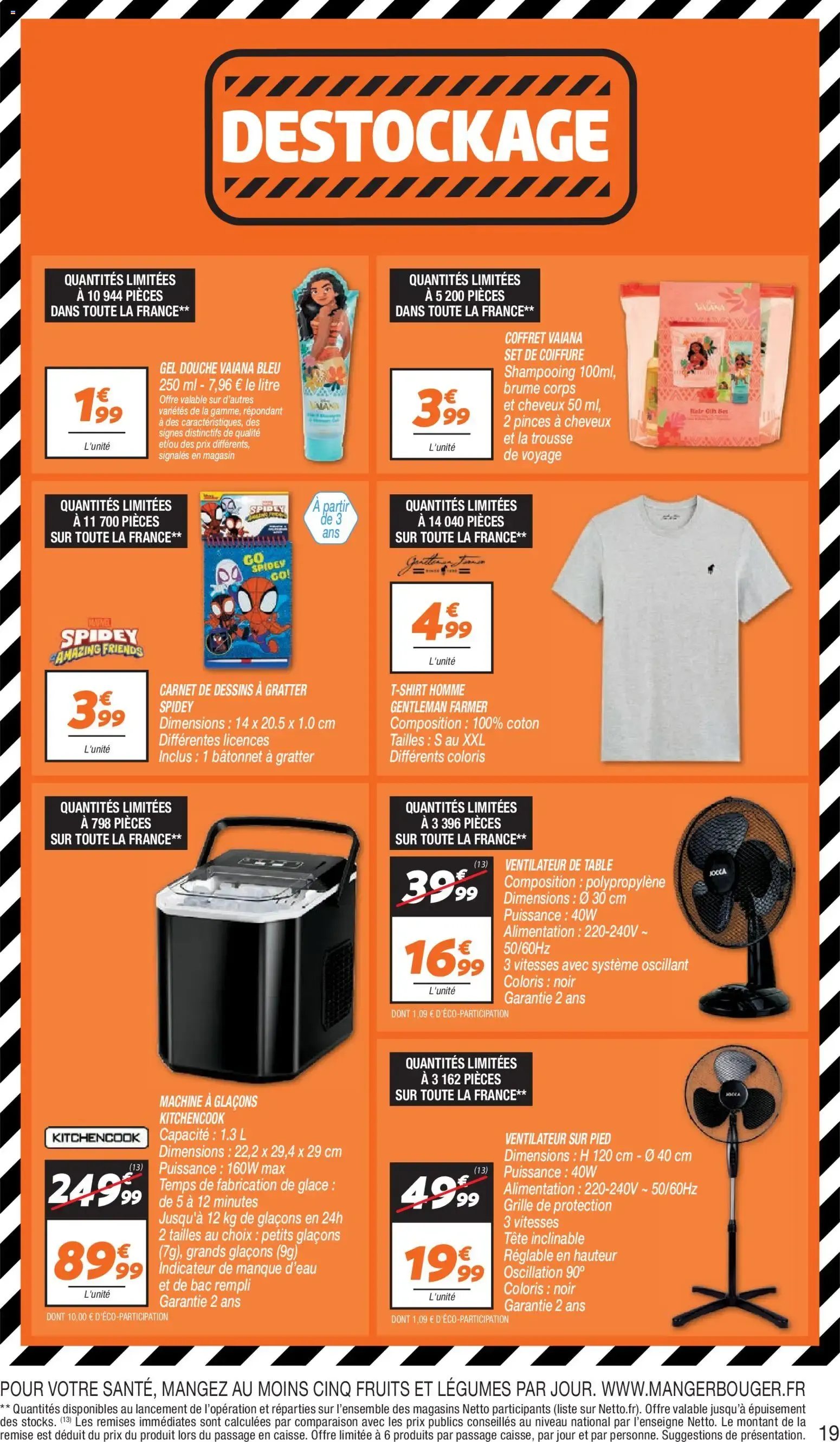 Netto Rendez-vous prix bas à partir du 07/07/2026 - promo en ligne du 7 juillet au 20 juillet 2026 - Catalogue page 19