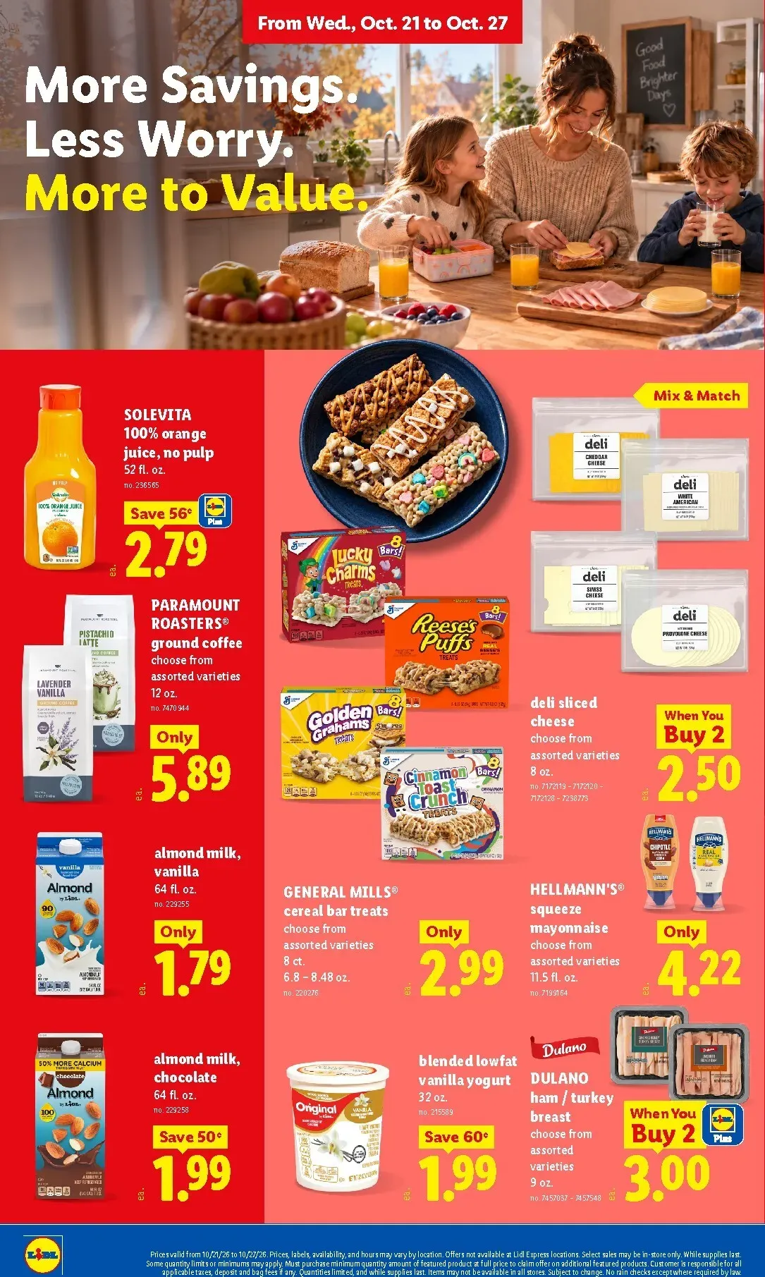 Weekly ad Family-sized savings is More to Value. from October 21 to October 27 2026 - Page 8