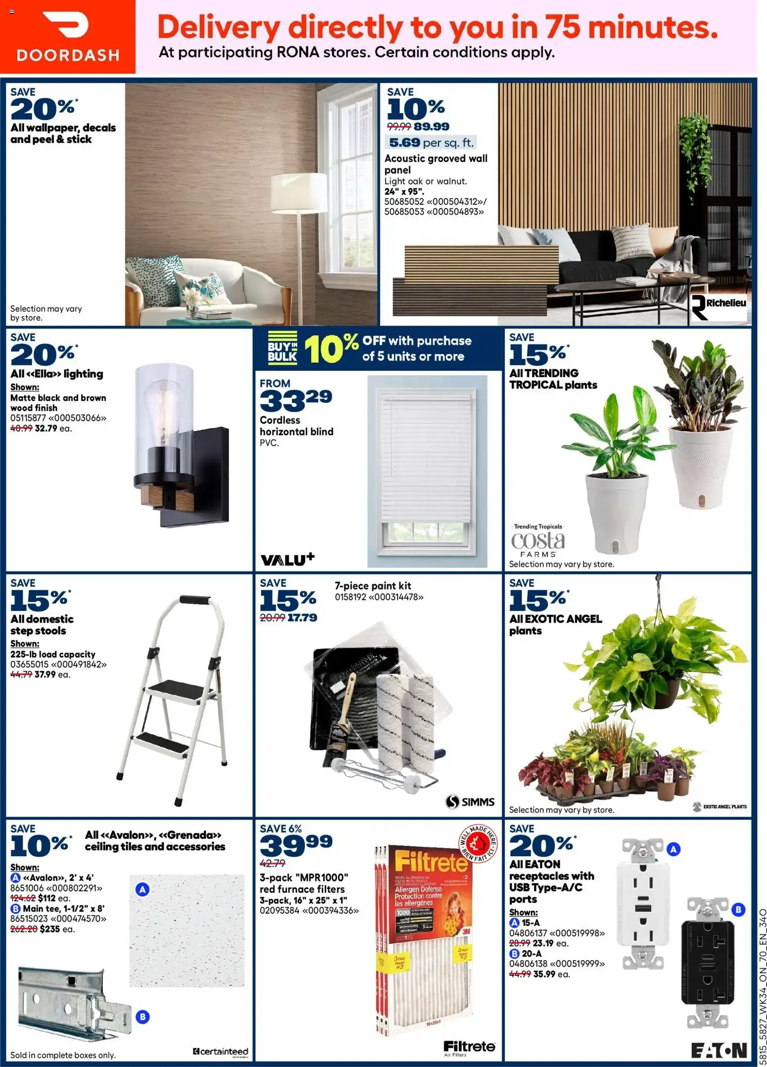 Rona weekly flyer from Sep 17, 2026 > weekly specials & deals from September 17 to September 30 2026 - flyer page 10