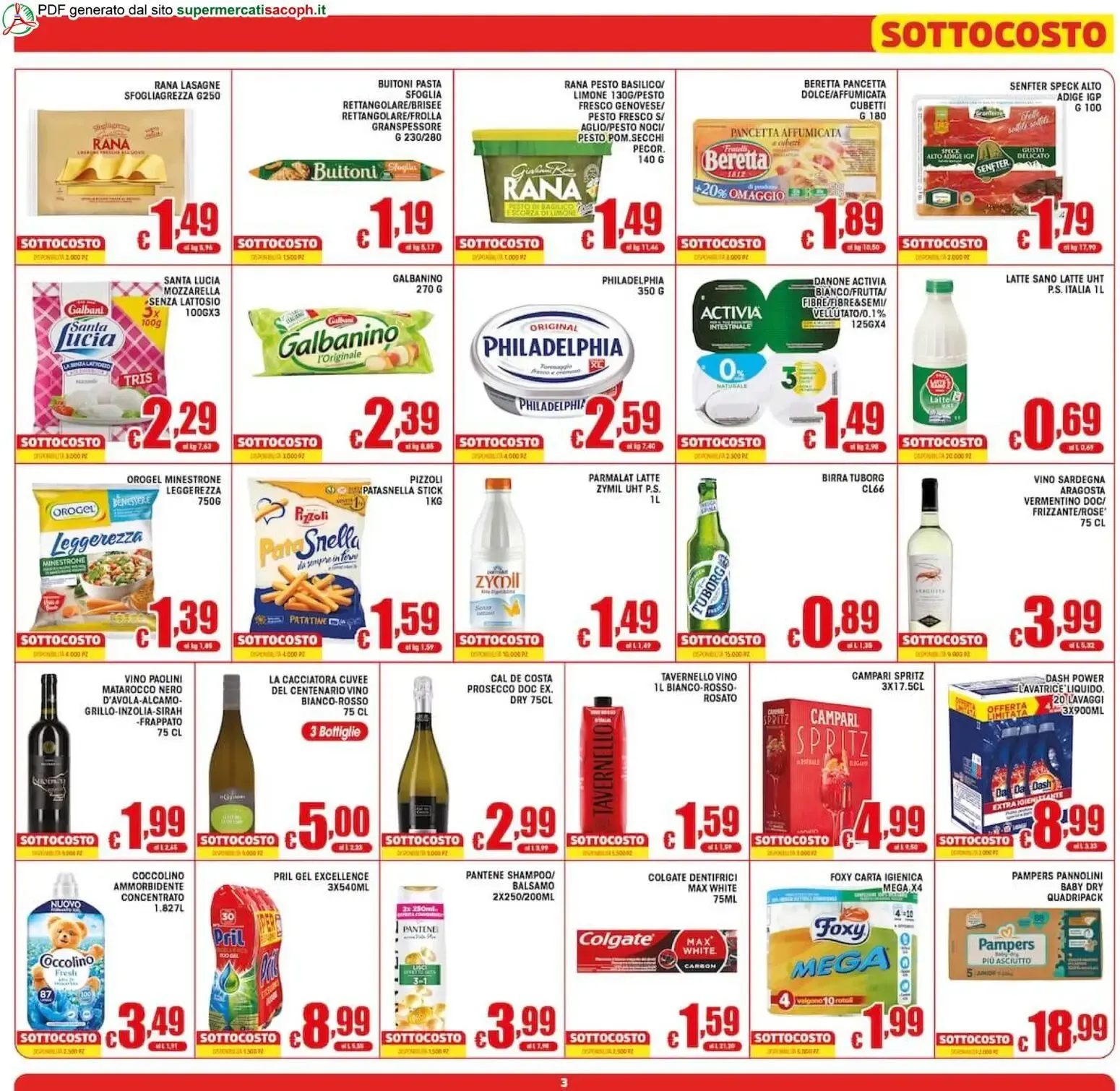 Sacoph volantino dal 02/10/2026 - online Offerte da 2 ottobre a 13 ottobre di 2026 - Pagina del volantino 3