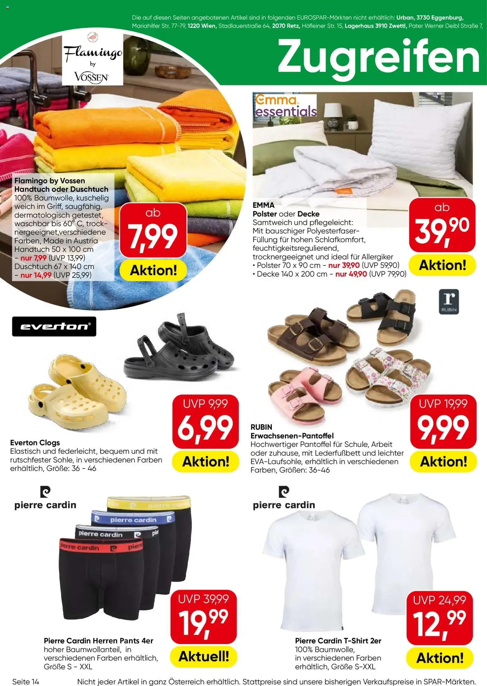 Eurospar Flugblatt von 30.07.2026 - Aktuelle Angebote von 30. Juli bis 12. August 2026 - Flugblätt seite  14