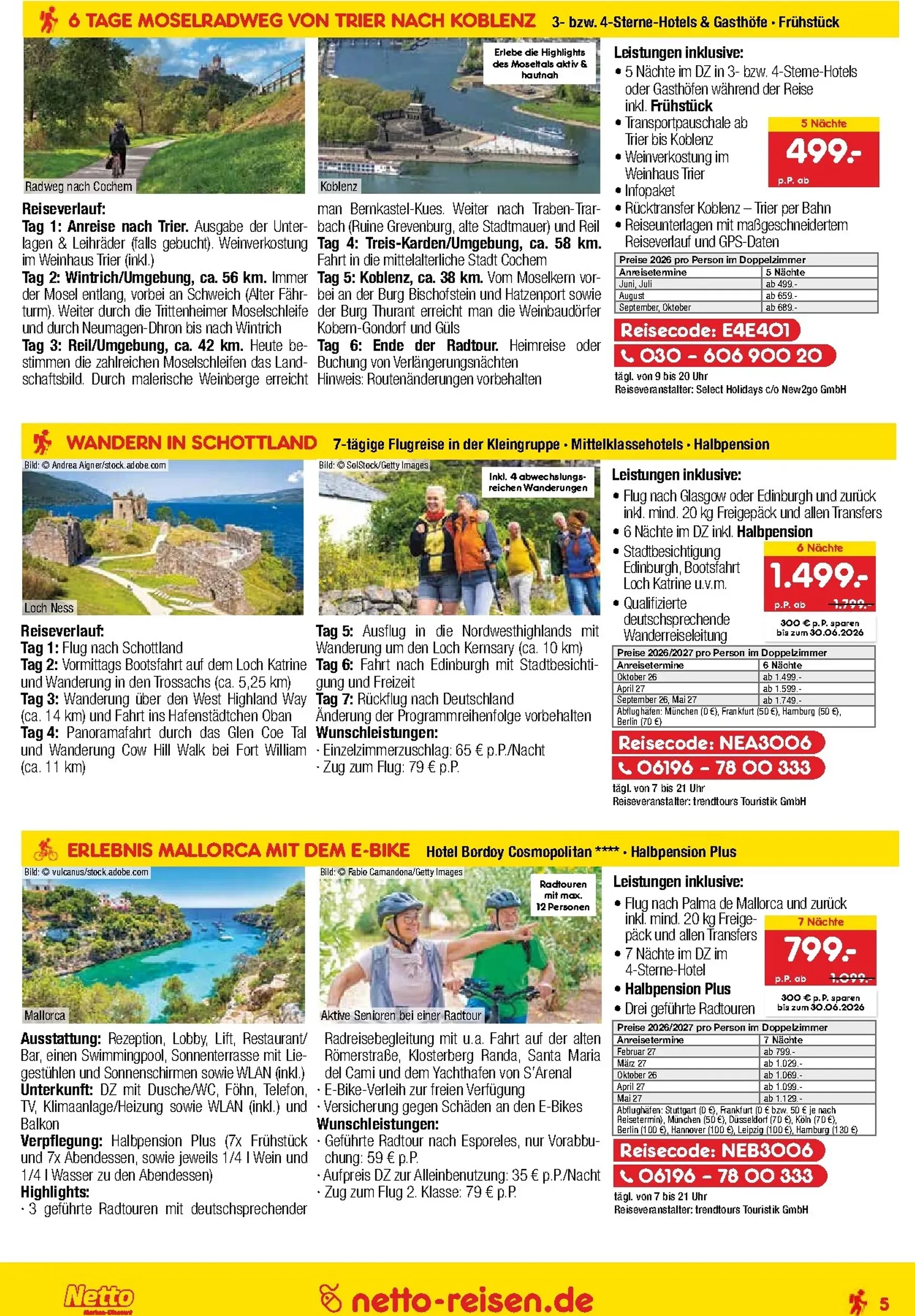 Netto Marken Discount - Reise-Angebote Prospekt – von Donnerstag 28.05.2026 bis Dienstag 30.06.2026 von 28. Mai bis 30. Juni 2026 - Prospekt seite 5