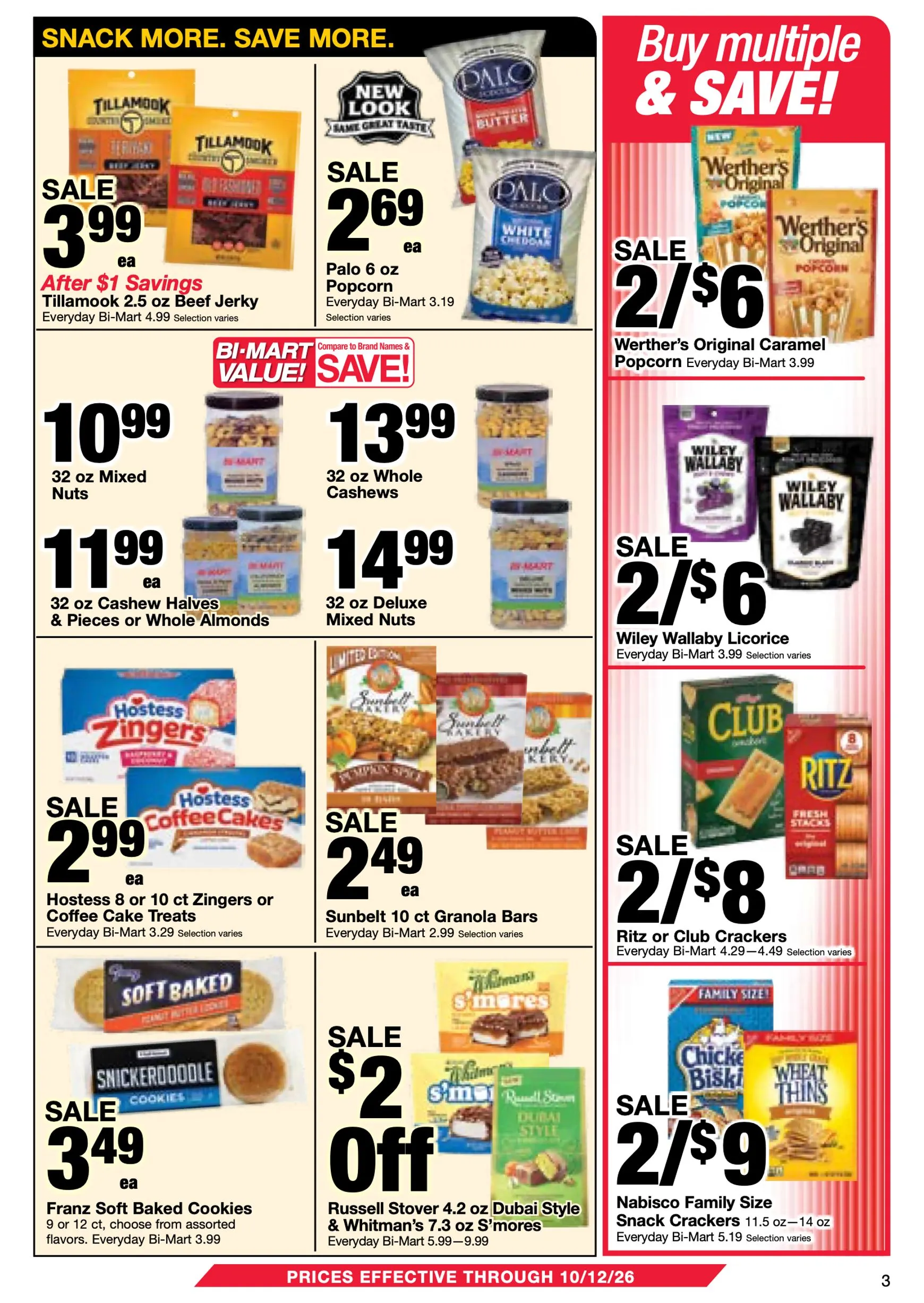 Weekly ad BI-MART Membership Savings Book! from September 29 to October 12 2026 - Page 3