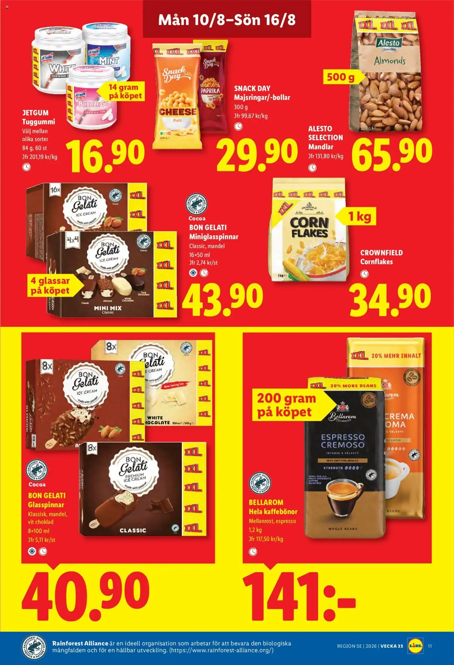 Lidl erbjudanden från 10/08/2026 - 16/08/2026 > Reklamblad nuvarande rabatter från 10 augusti till 16 augusti 2026 - Reklamblad sidor 11