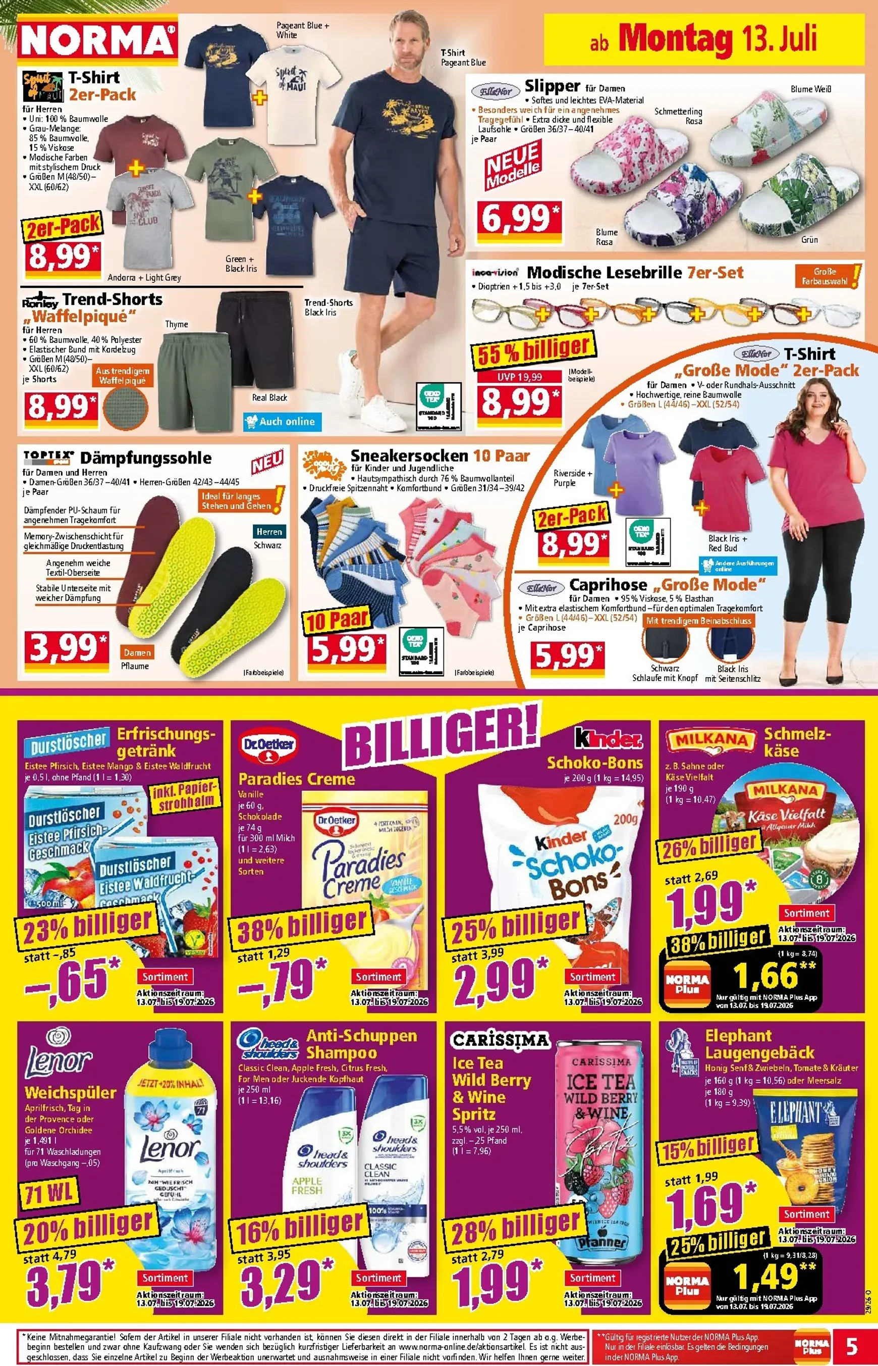 Norma Prospekt – von Montag 13.07.2026 bis Samstag 18.07.2026 von 13. Juli bis 18. Juli 2026 - Prospekt seite 5
