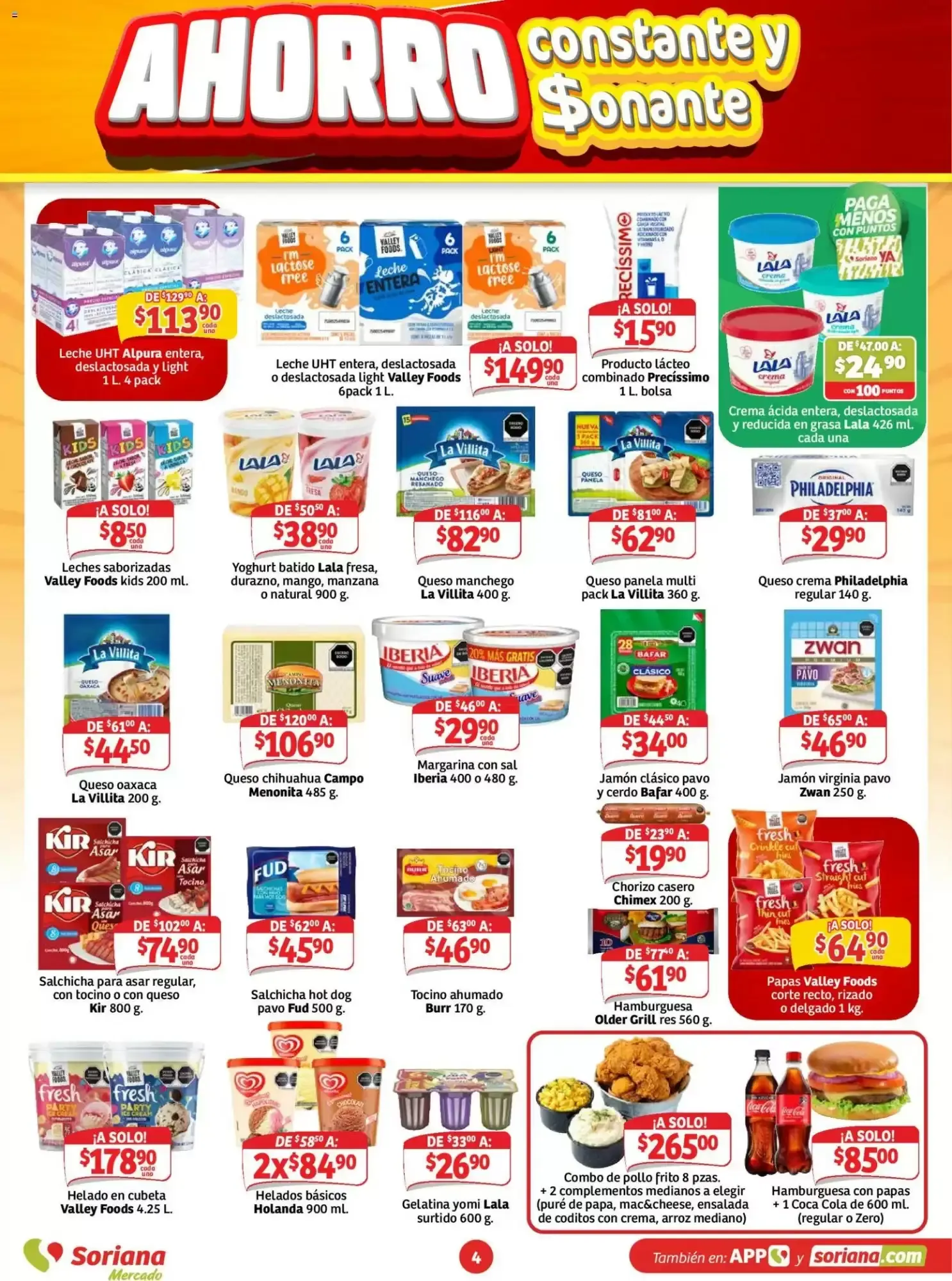 Catálogo de Soriana Mercado: Ahorro Constante y Sonante 6 de agosto al 12 de agosto 2026 - Pagina 4