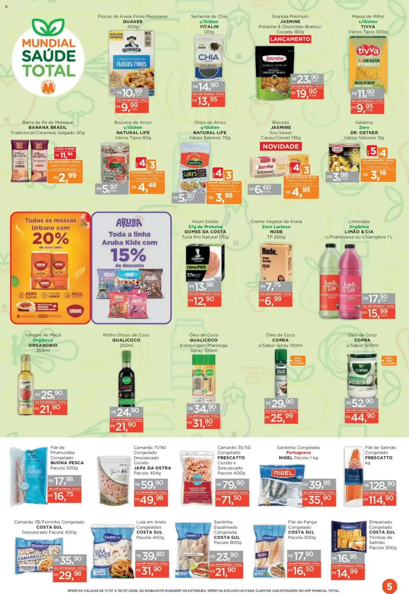 Encarte de Encarte Supermercados Mundial 17 de julho até 30 de julho 2026 - Pagina 5