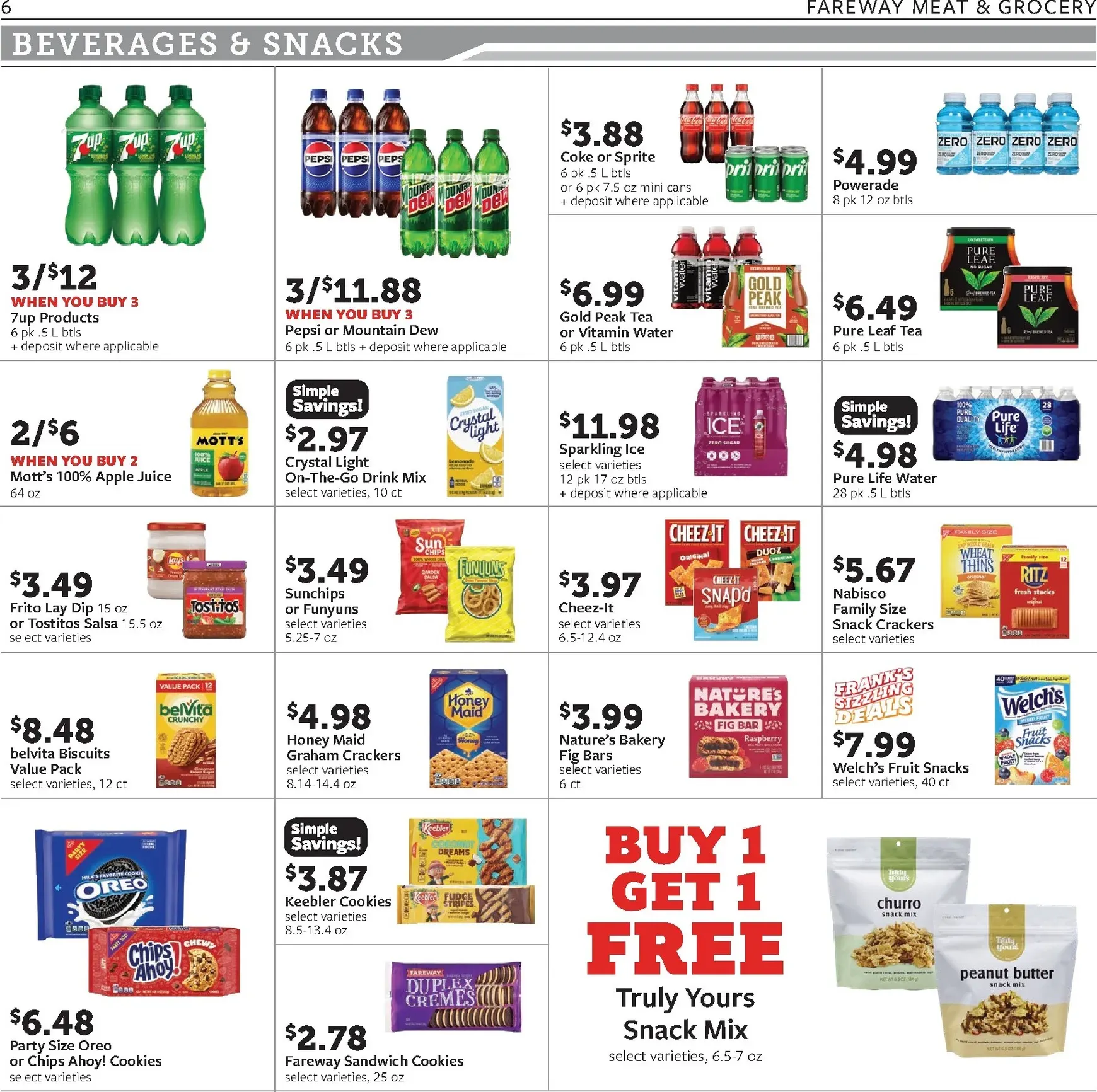Weekly ad Current Fareway leaflet valid from Monday 07/06/2026 to Saturday 07/11/2026 from July 6 to July 11 2026 - Page 6