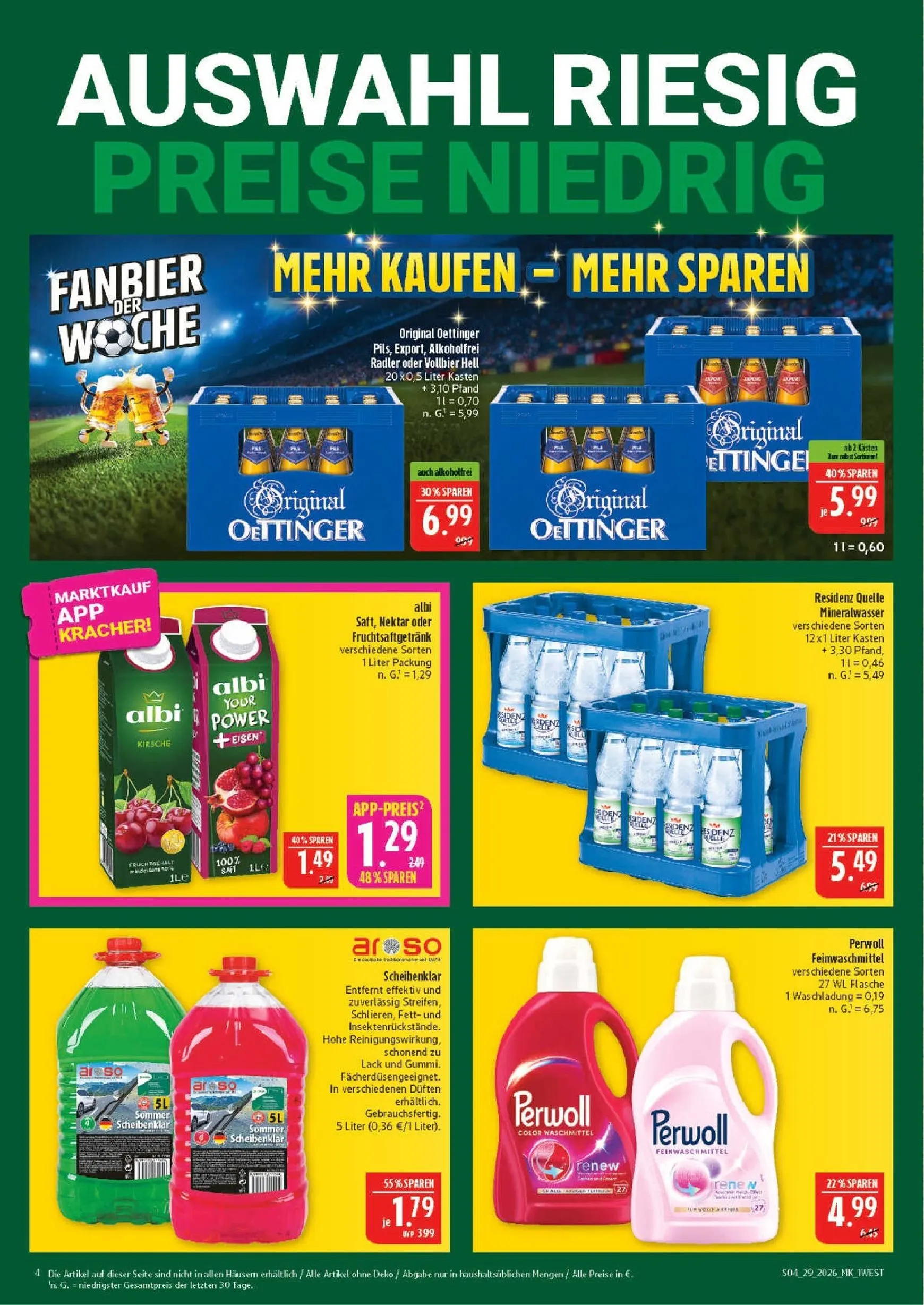 Marktkauf Prospekt – von Montag 13.07.2026 bis Samstag 18.07.2026 von 13. Juli bis 18. Juli 2026 - Prospekt seite 4