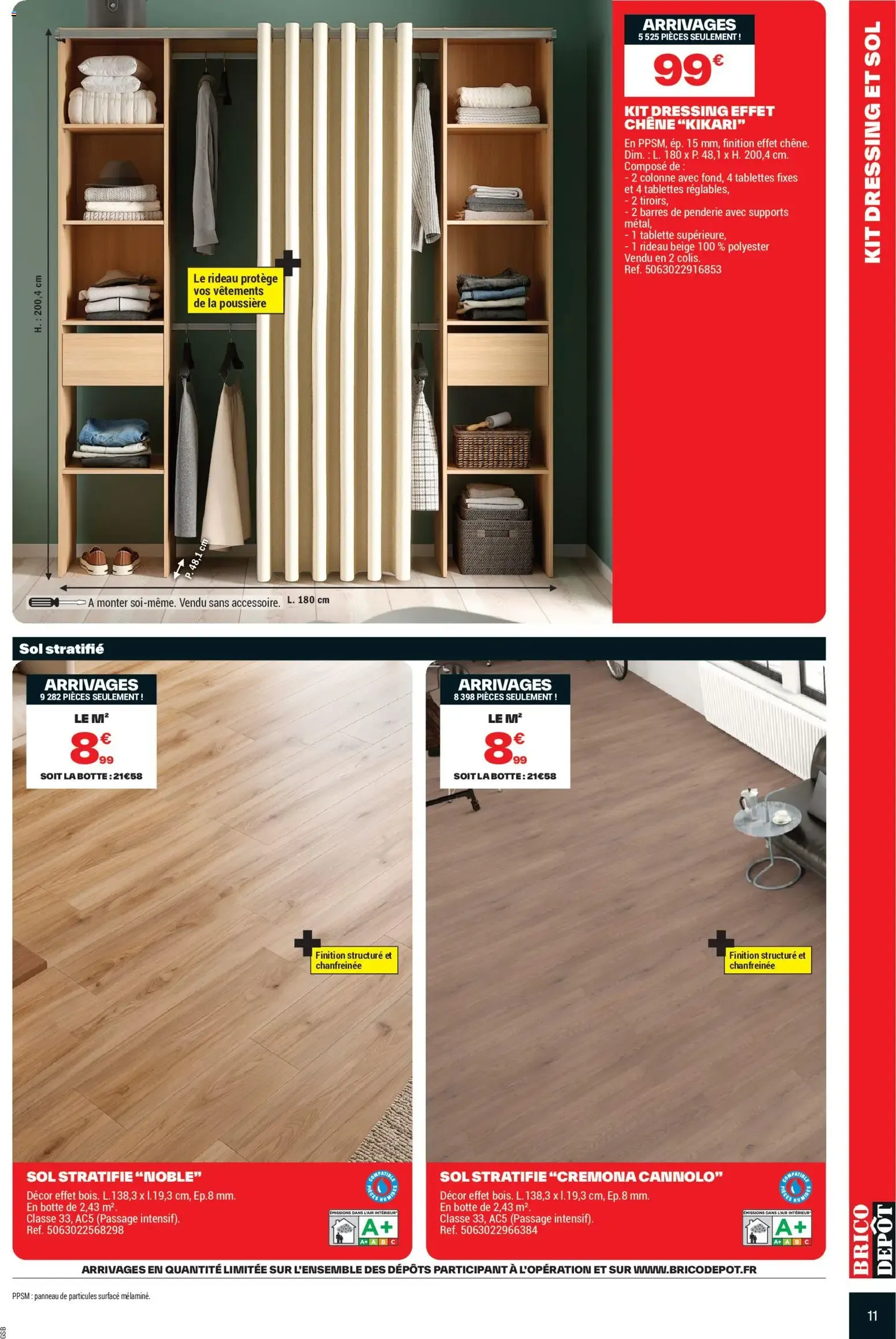 Brico Dépôt catalogue à partir du 21/08/2026 - promo en ligne du 21 août au 3 septembre 2026 - Catalogue page 11