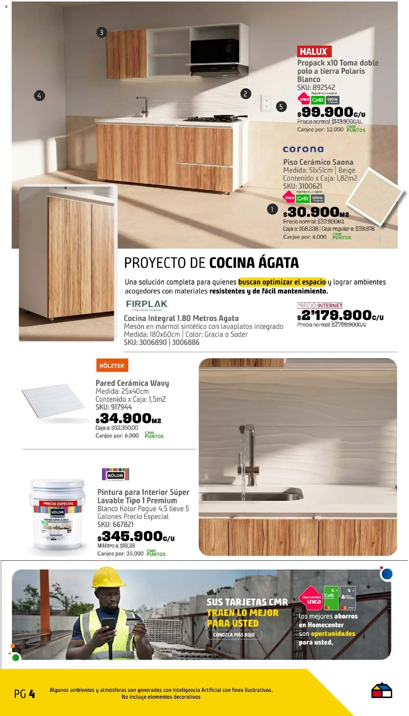 Catalogo de Homecenter catálogo La transformación es imparable desde el 08/09/2026 > Revistas Octubre 8 de septiembre al 23 de octubre 2026 - Pag 4