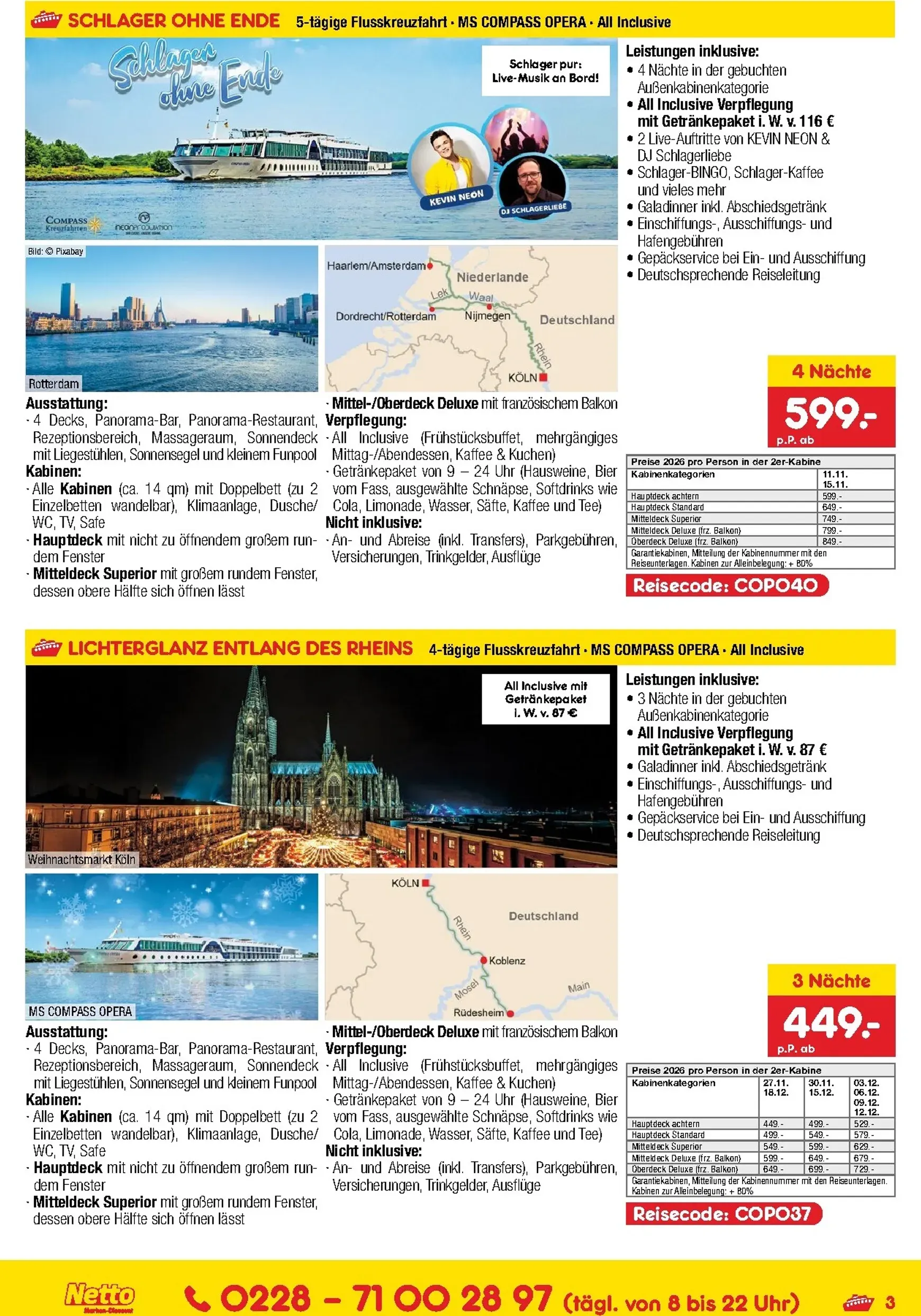 Netto Marken Discount - Reise-Sonderangebote Prospekt – von Donnerstag 11.06.2026 bis Dienstag 30.06.2026 von 11. Juni bis 30. Juni 2026 - Prospekt seite 3