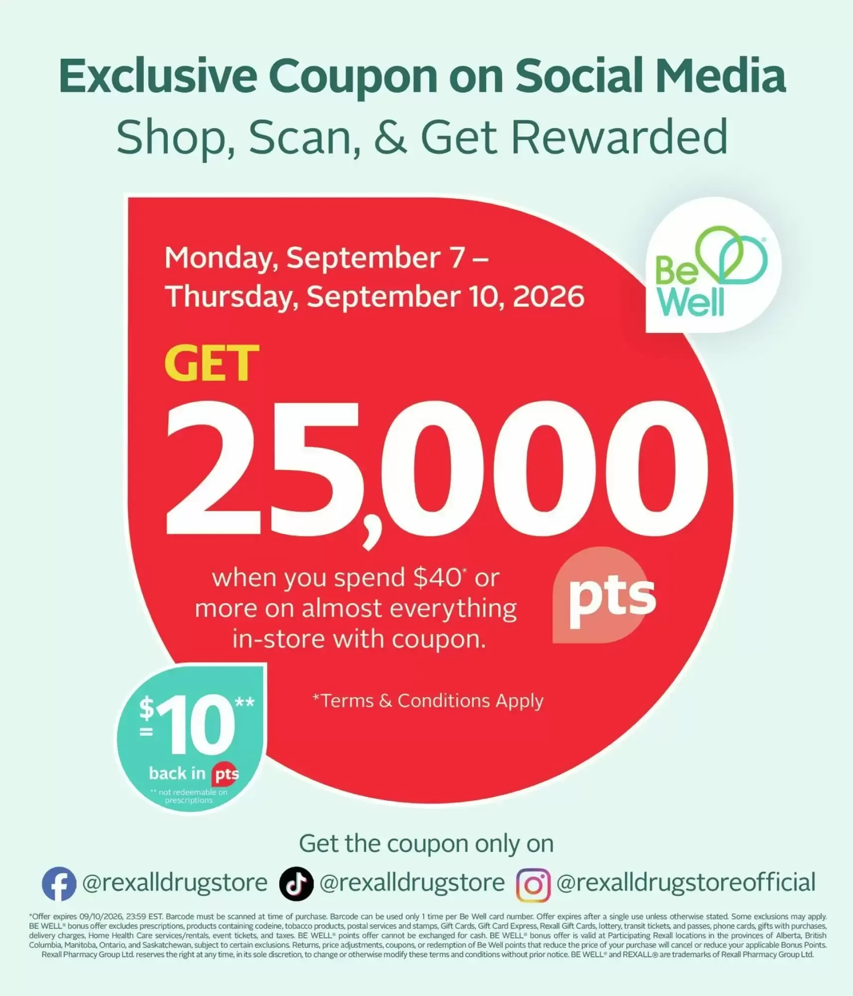Rexall from September 4 to September 10 2026 - flyer page 17