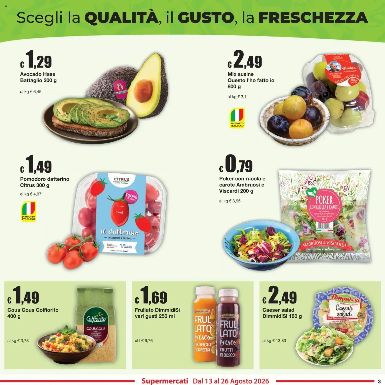 Sì con Te volantino dal 13/08/2026 - online Offerte da 13 agosto a 26 agosto di 2026 - Pagina del volantino 3
