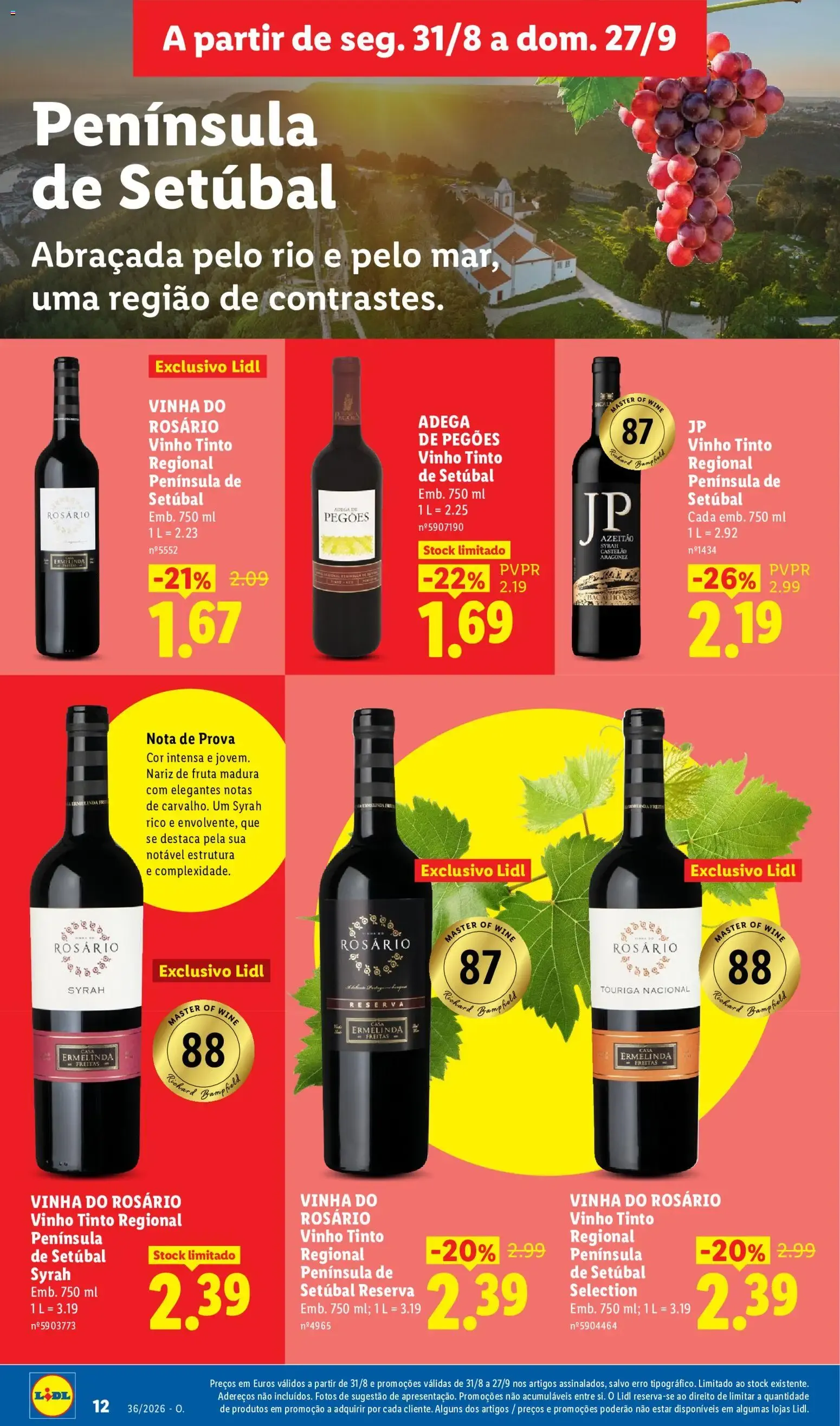 Folheto VINHOS & QUEIJOS ENCHIDOS de 31 de agosto até 27 de setembro 2026 - Pagina 12