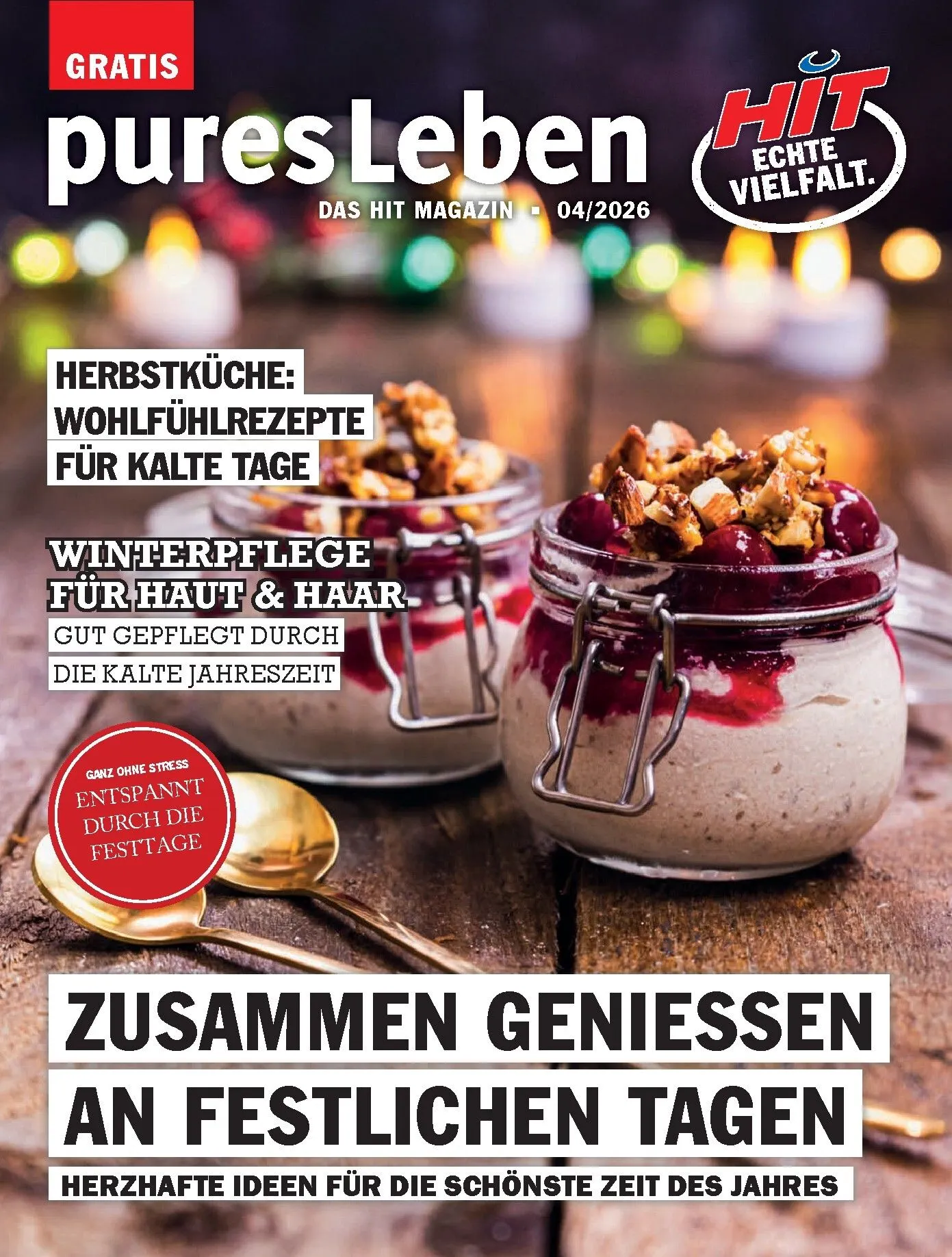 Hit - Pures Leben Prospekt – von Donnerstag 01.10.2026 bis Donnerstag 31.12.2026 von 1. Oktober bis 31. Dezember 2026 - Prospekt seite 1