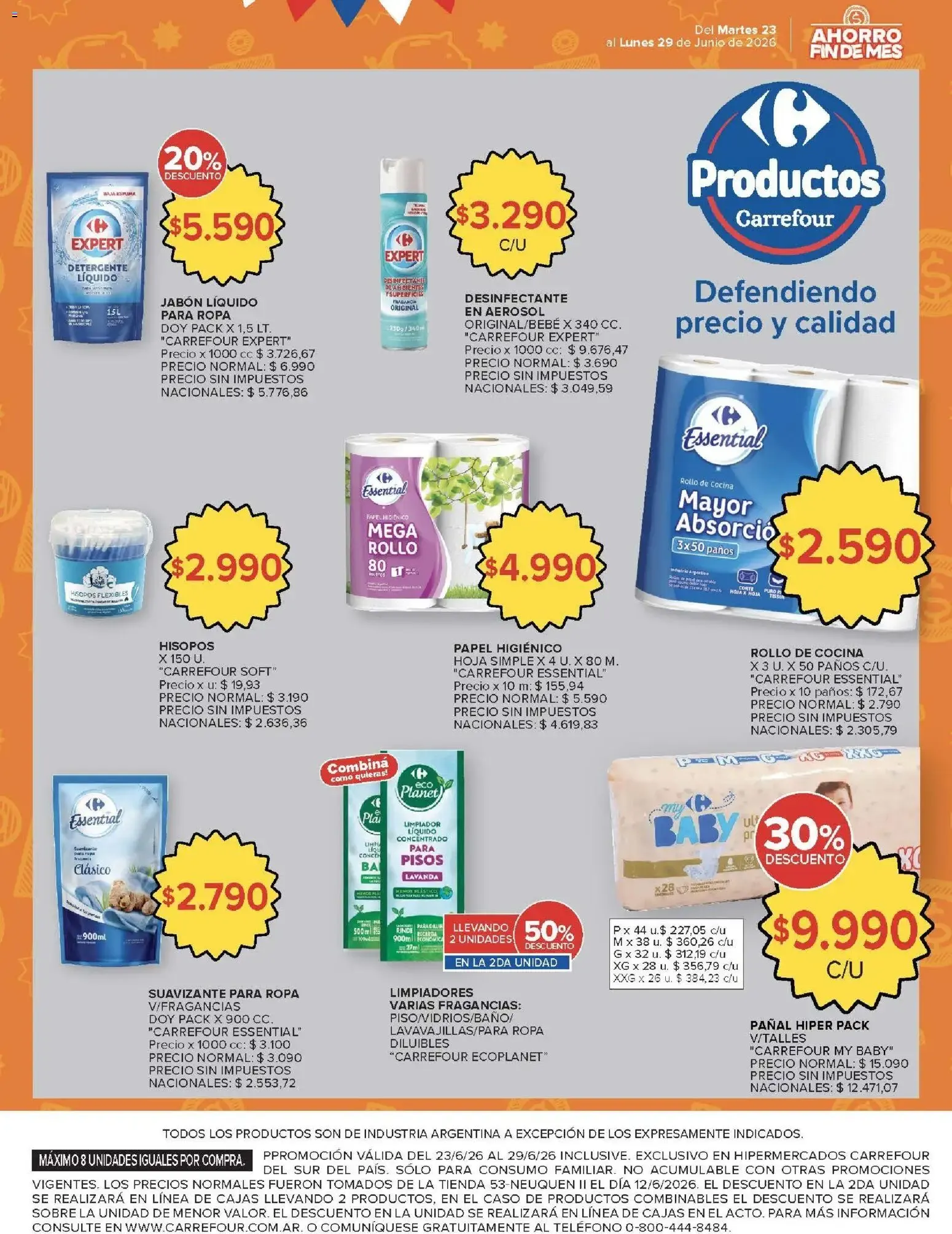 Ofertas de Carrefour: Ofertas de Hiper y Market - Ahorro Fin de Mes 23 de junio al 29 de junio 2026 - Página 19 del catálogo