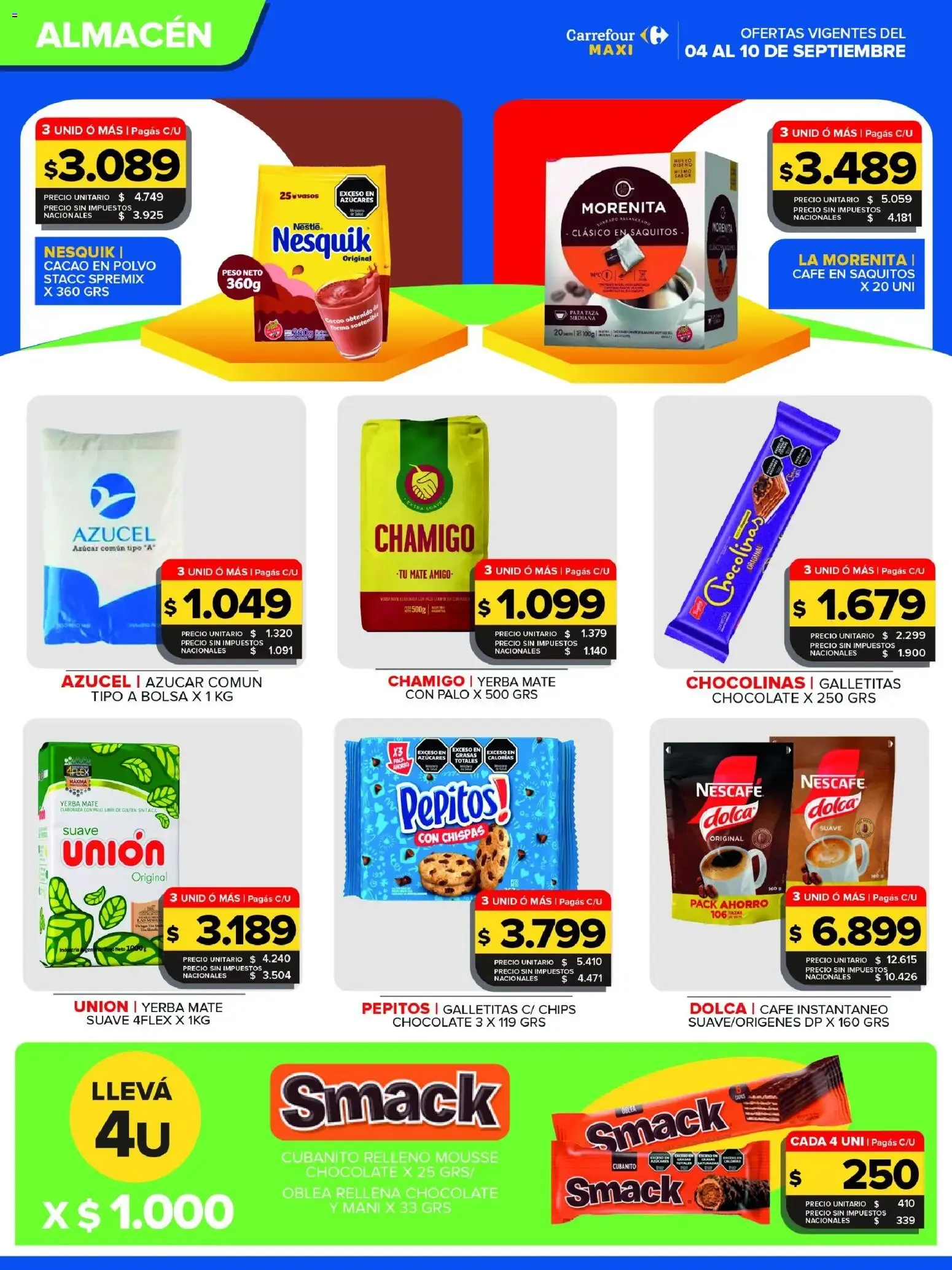 Ofertas de Carrefour Maxi catálogo del 04/09/2026 - 10/09/2026 4 de septiembre al 10 de septiembre 2026 - Página 6 del catálogo