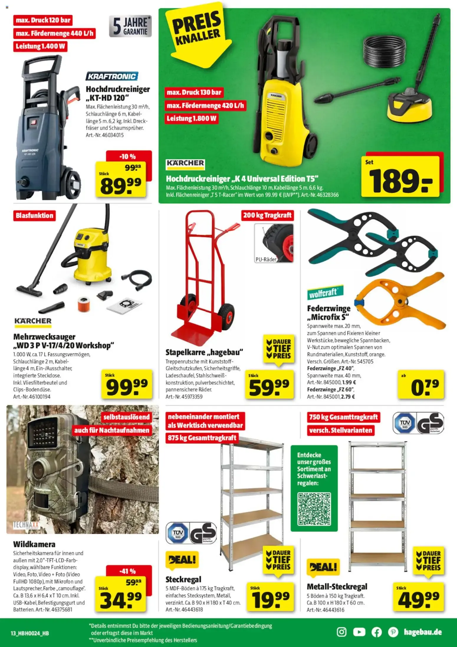 Hagebaumarkt: Hier grillt dein Bestpreis von 6. Juni bis 20. Juni 2026 - Prospekt seite 13