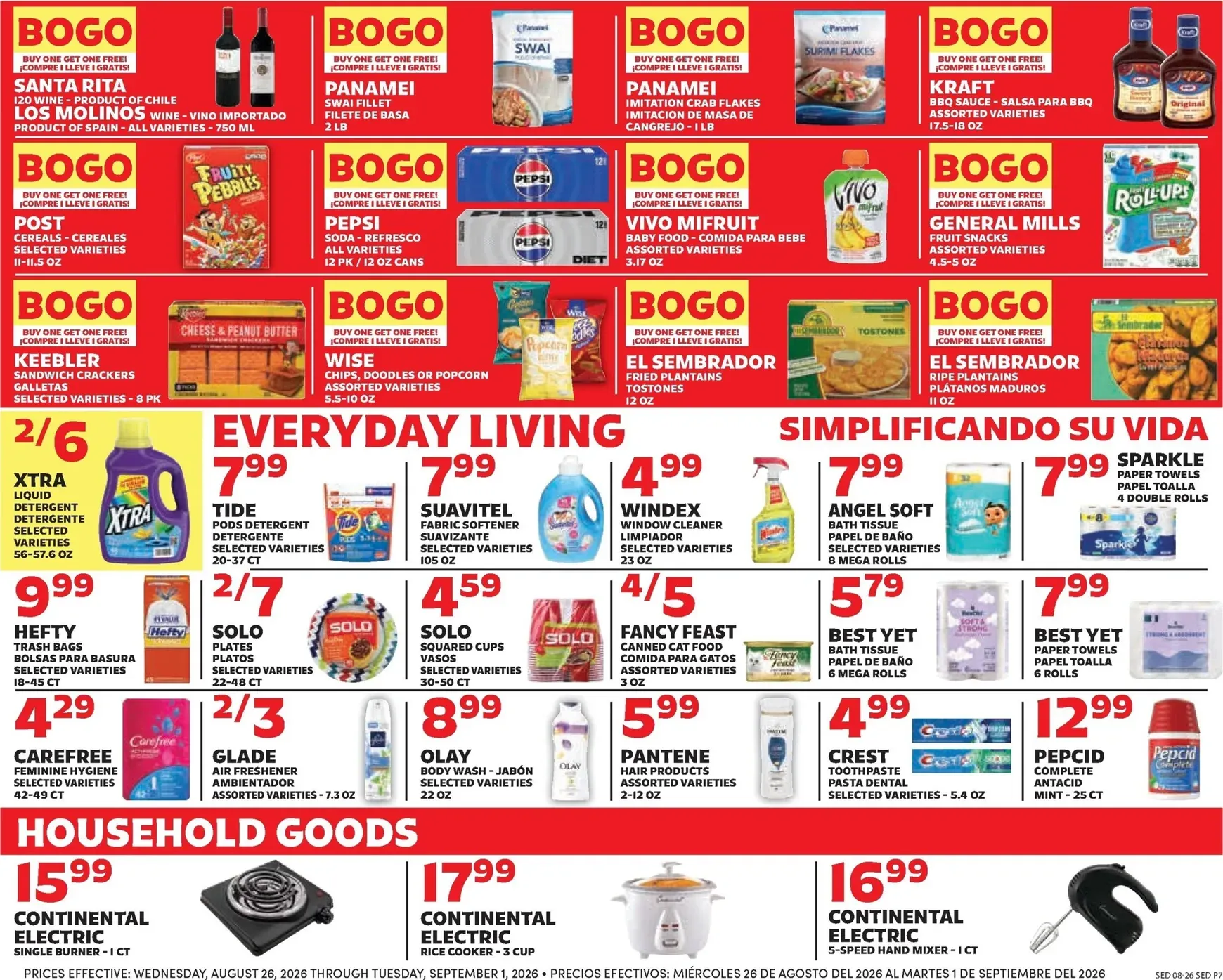 Weekly ad Current Sedano's leaflet valid from Wednesday 08/26/2026 to Tuesday 09/01/2026 from August 26 to September 1 2026 - Page 7