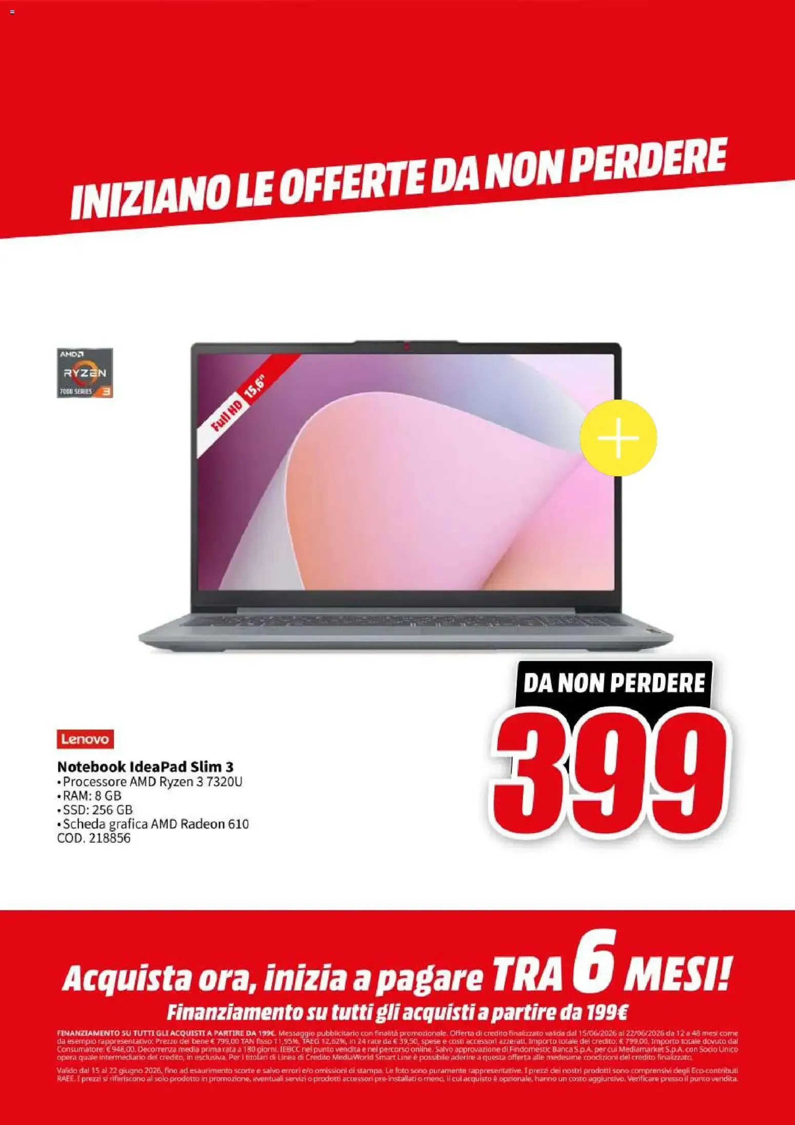 Nuovo Media World volantino dal 15/06/2026 > offerte anteprima 🛍️ da 15 giugno a 22 giugno di 2026 - Pagina del volantino 15