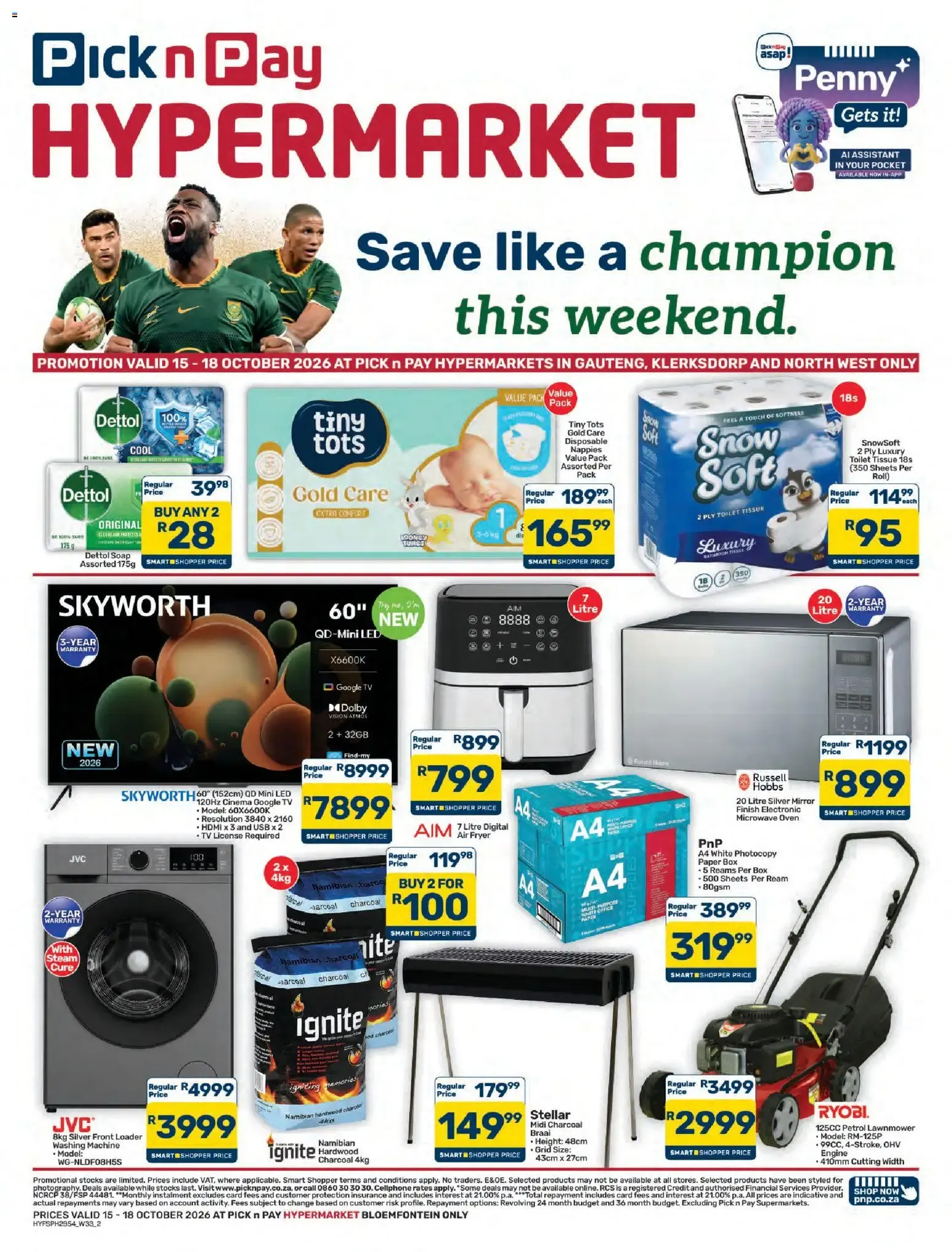 Pick n Pay Free State - Hypermarket Weekend Specials (15/10/2026 - 18/10/2026) Online from 15 October to 18 October 2026 - Catalogue Page 2