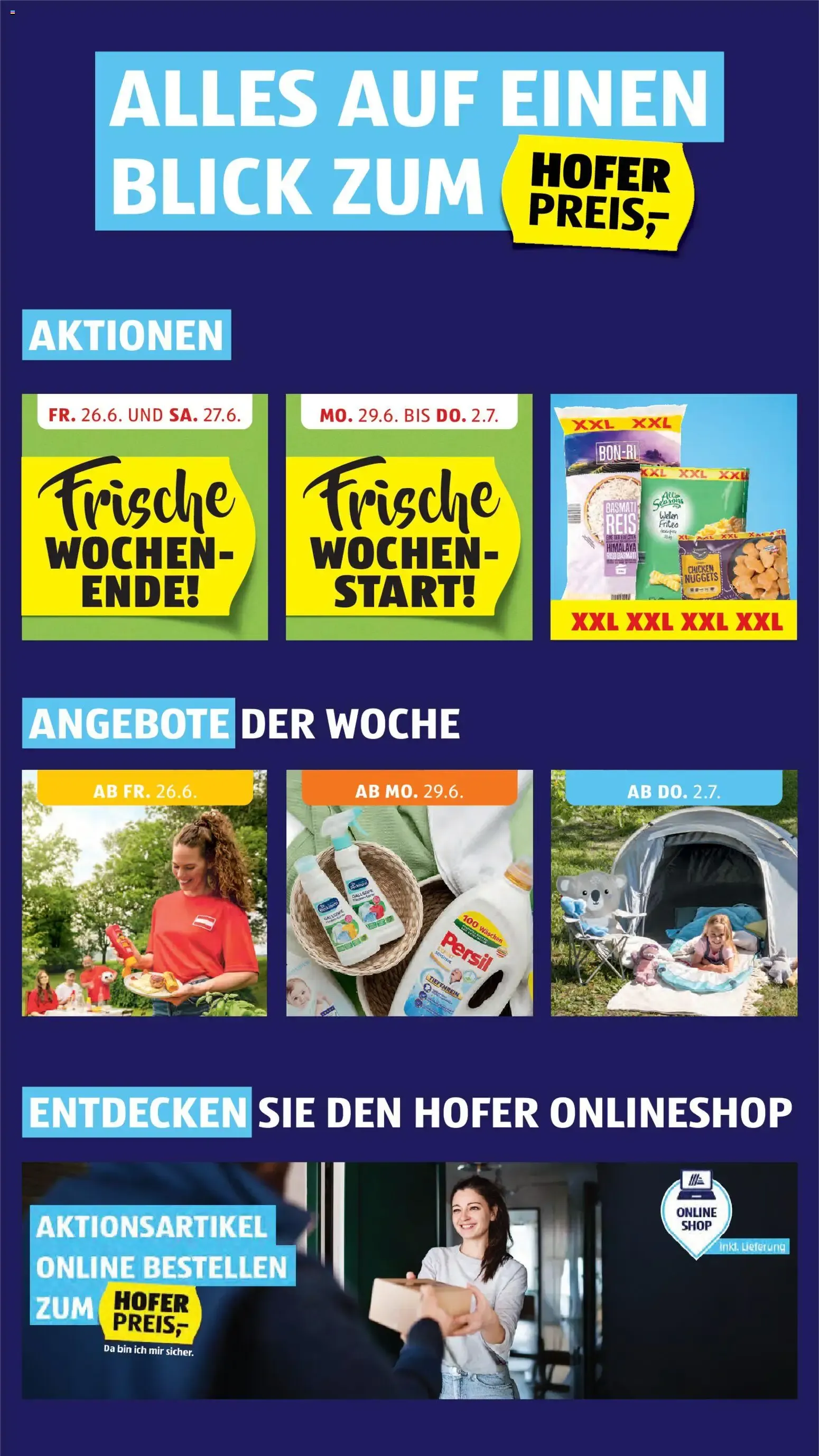 Hofer Flugblatt ab 26.06.2026 - Angebote, Aktionen von 26. Juni bis 2. Juli 2026 - Flugblätt seite  2