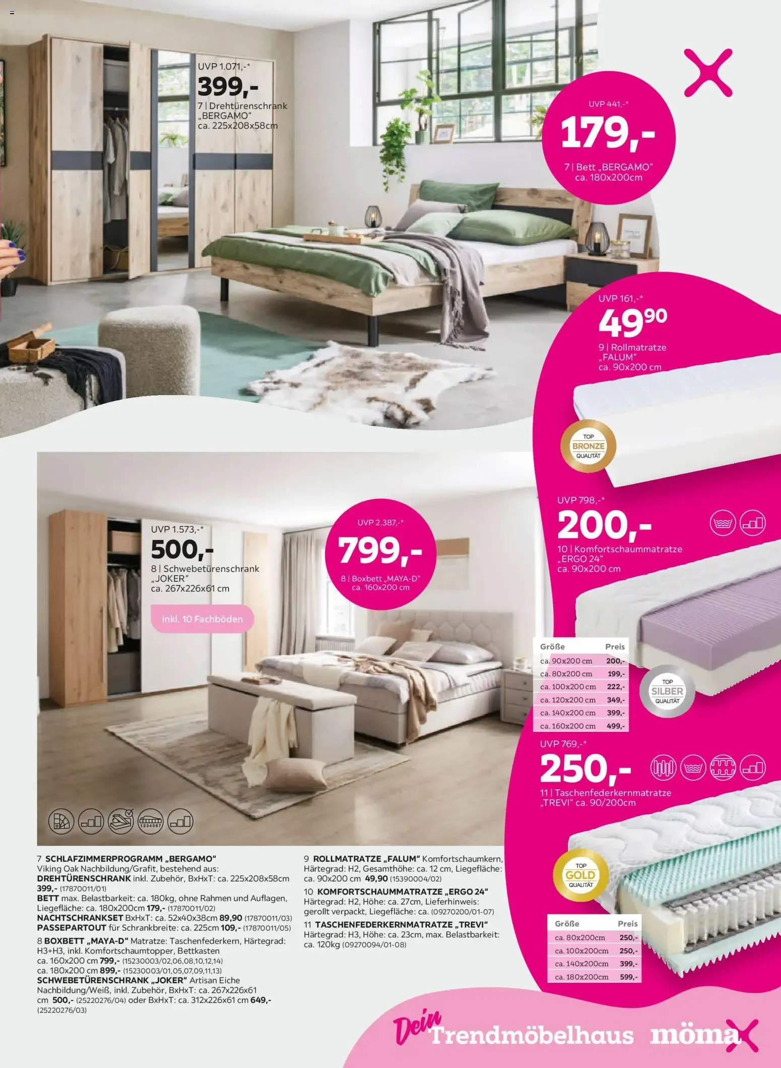 Mömax Pink Shopping Bonus sparen von 22.09.2026 - Aktuelle Angebote von 22. September bis 28. September 2026 - Flugblätt seite  3