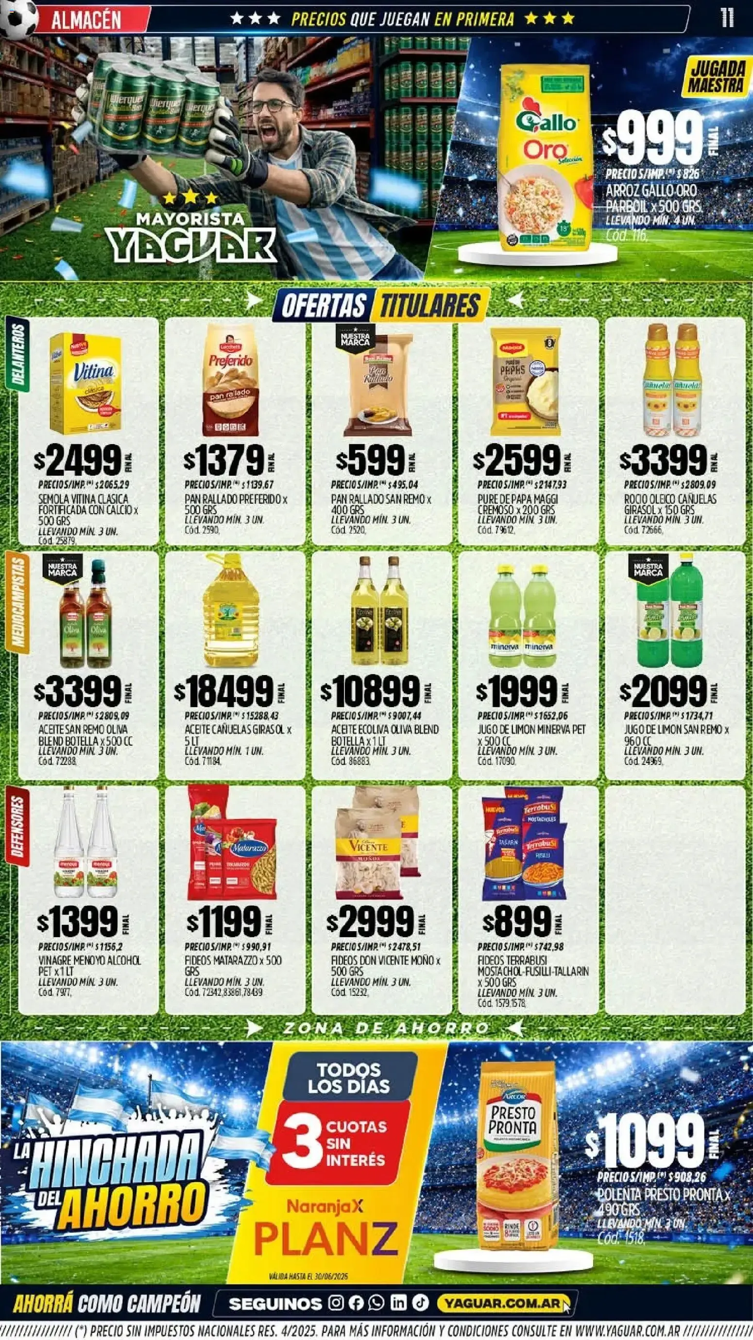 Ofertas de Mayorista Yaguar - La Hinchada del Ahorro 15 de junio al 20 de junio 2026 - Página 10 del catálogo