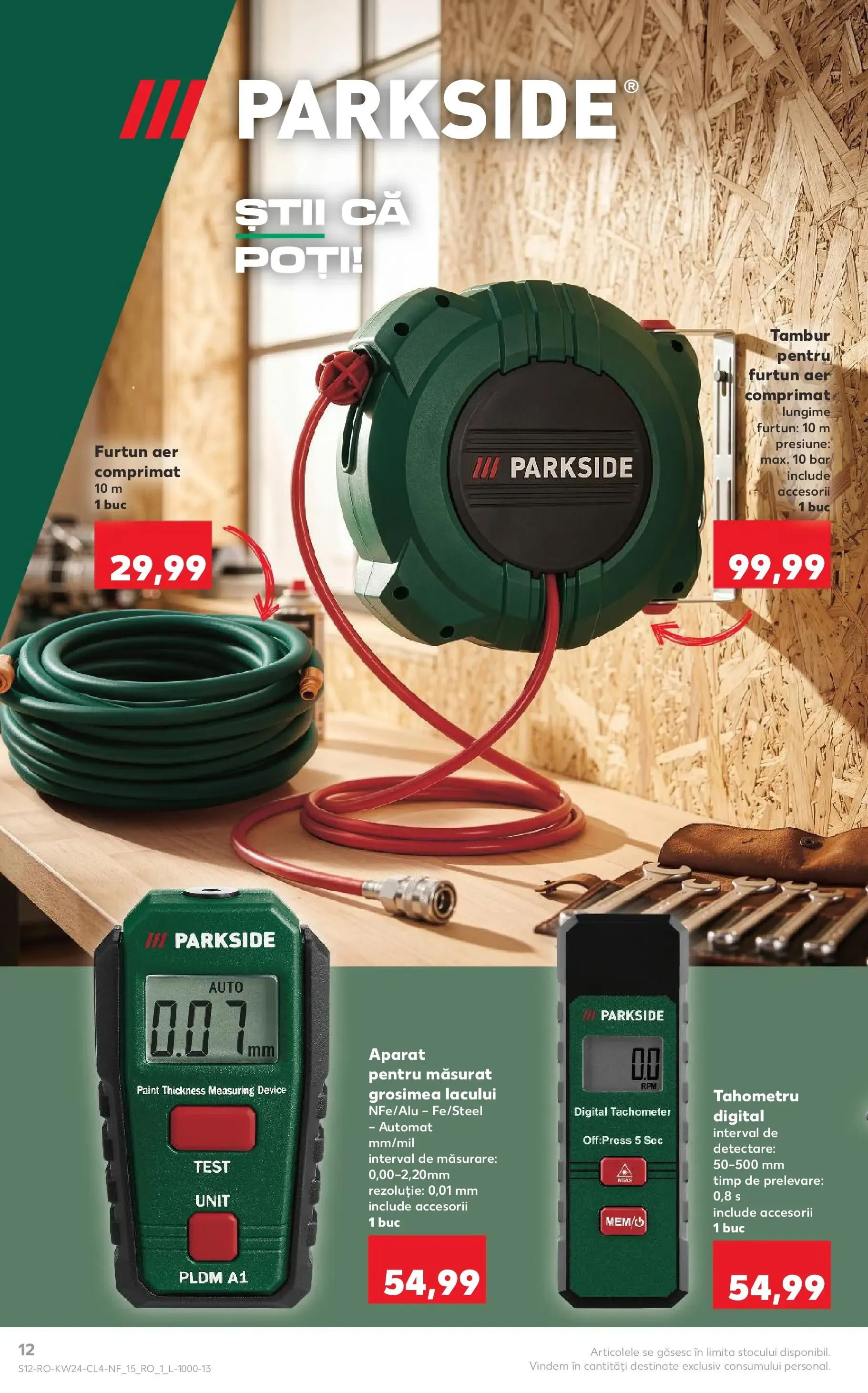 Catalog Kaufland Catálogo: Ofertas de herramientas Parkside de la 10 iunie până la 16 iunie 2026 - Revista Pagina 12