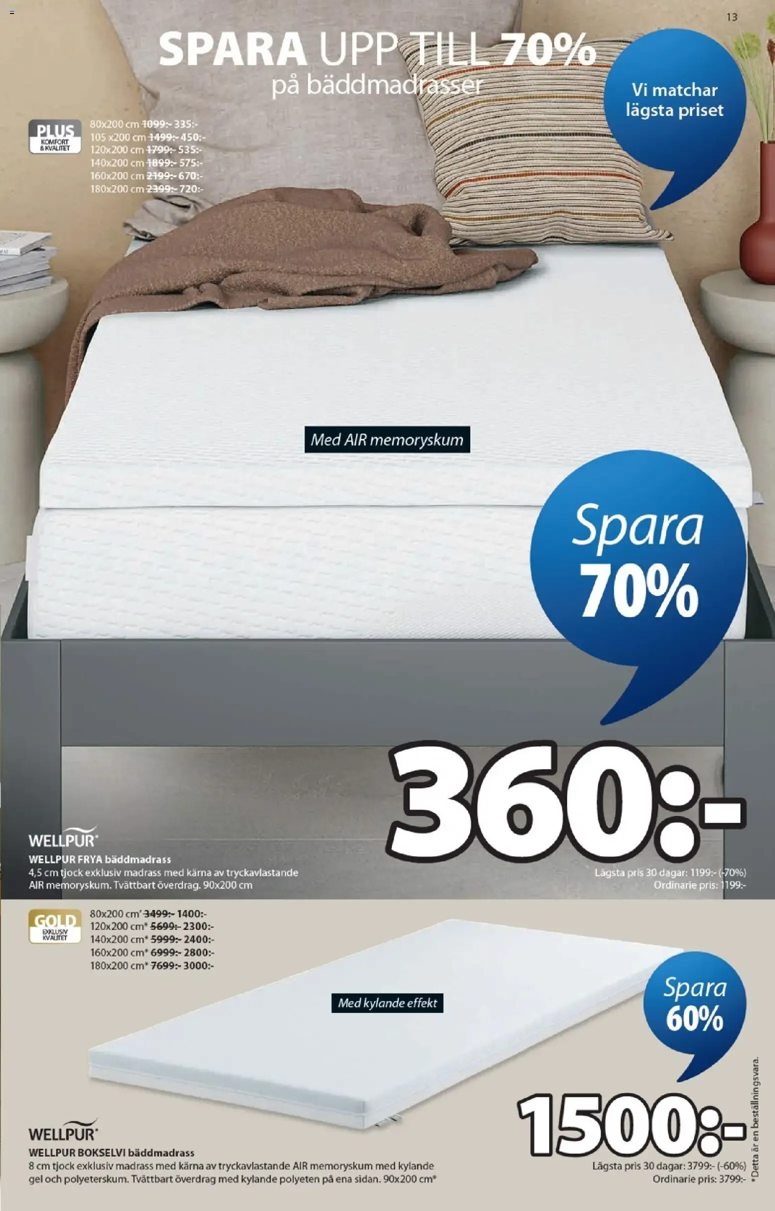 JYSK erbjudanden från 01/06/2026 - 28/06/2026 > Reklamblad nuvarande rabatter från 1 juni till 28 juni 2026 - Reklamblad sidor 13