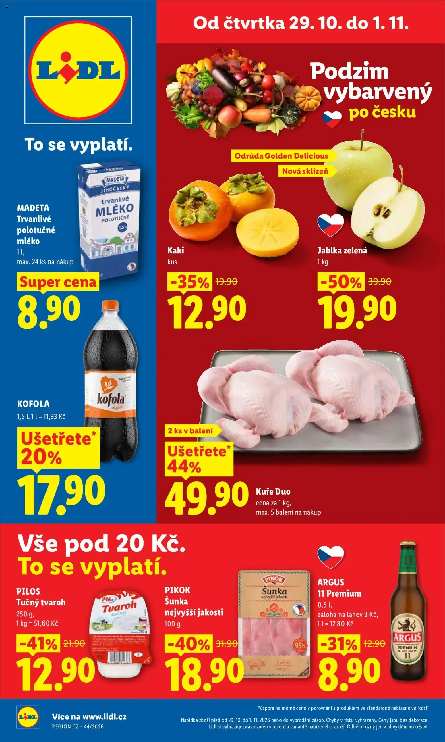Lidl leták od 29.10.2026 - Nový akční leták - 29. října 1. listopadu 2026 - Page 1