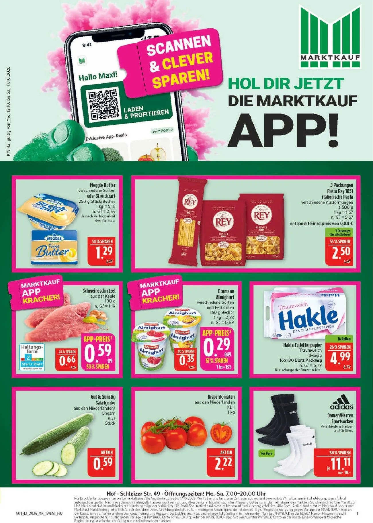 Marktkauf Prospekt – von Montag 12.10.2026 bis Samstag 17.10.2026