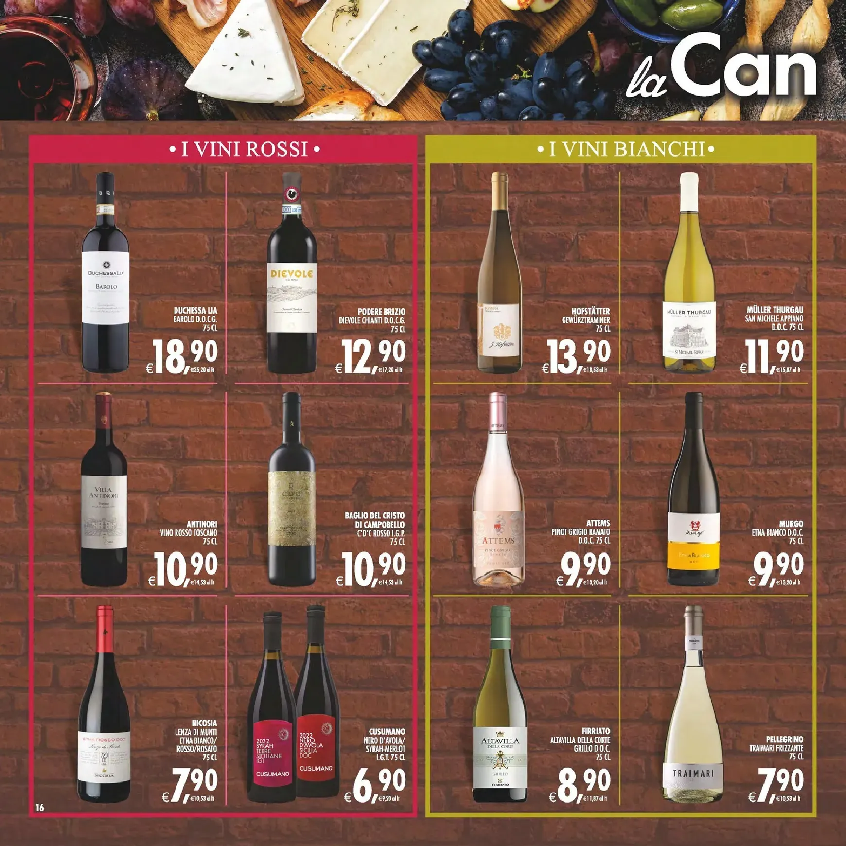 Volantino attuale di Decò - Gourmet valido dal martedì 09/06/2026 al giovedì 18/06/2026 da 9 giugno a 18 giugno di 2026 - Pagina del volantino 16
