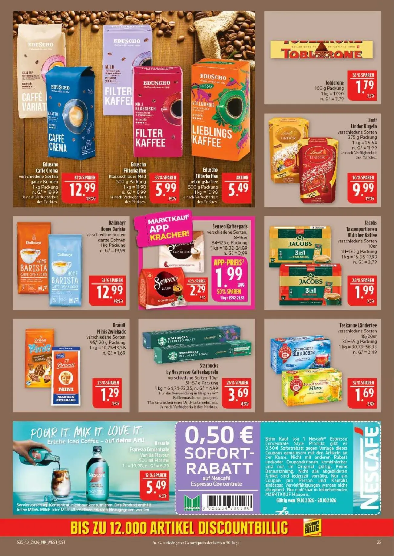 Marktkauf App: Scannen & Clever Sparen von 19. Oktober bis 24. Oktober 2026 - Prospekt seite 25