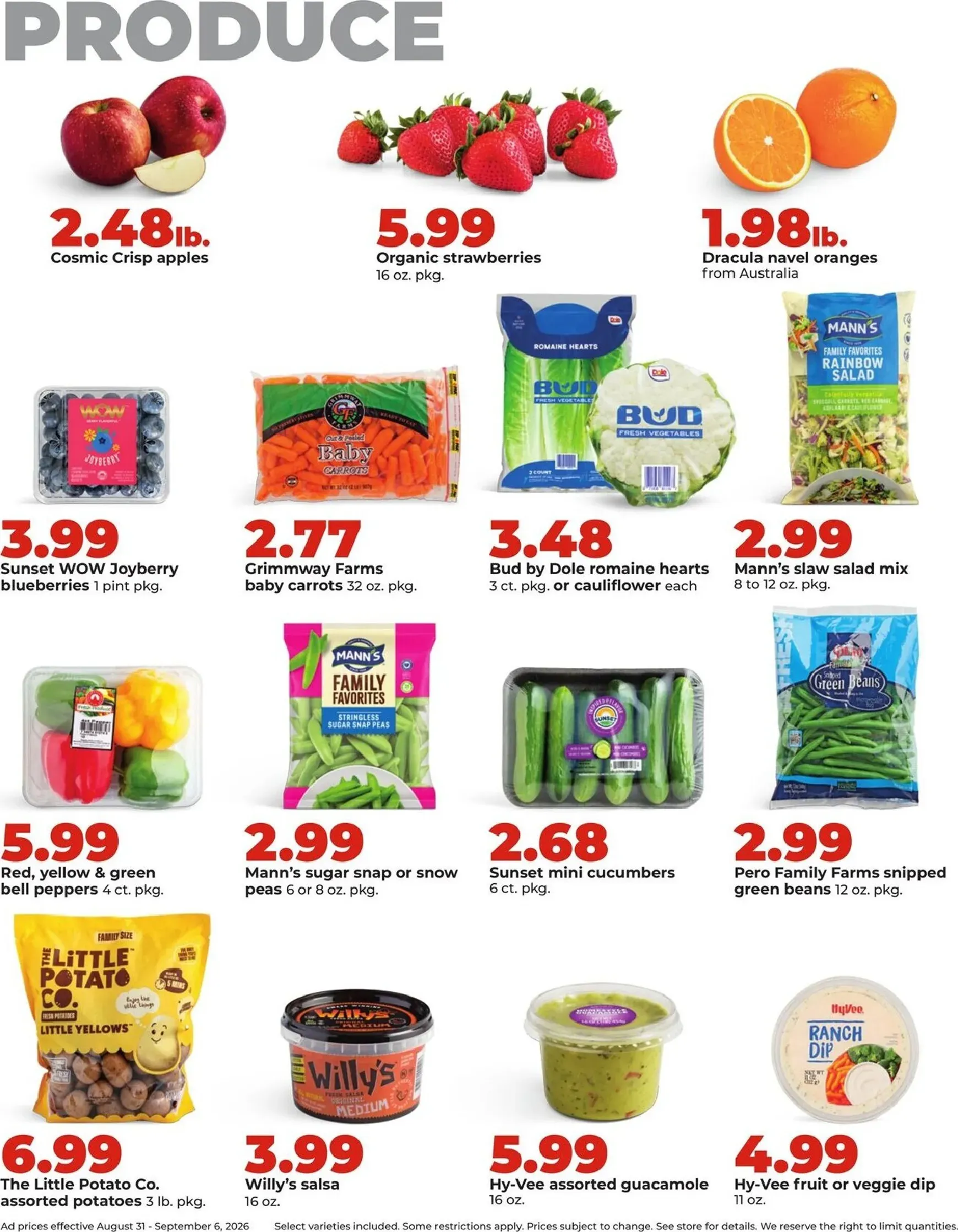Weekly ad Current Hy Vee leaflet valid from Monday 08/31/2026 to Sunday 09/06/2026 from August 31 to September 6 2026 - Page 15