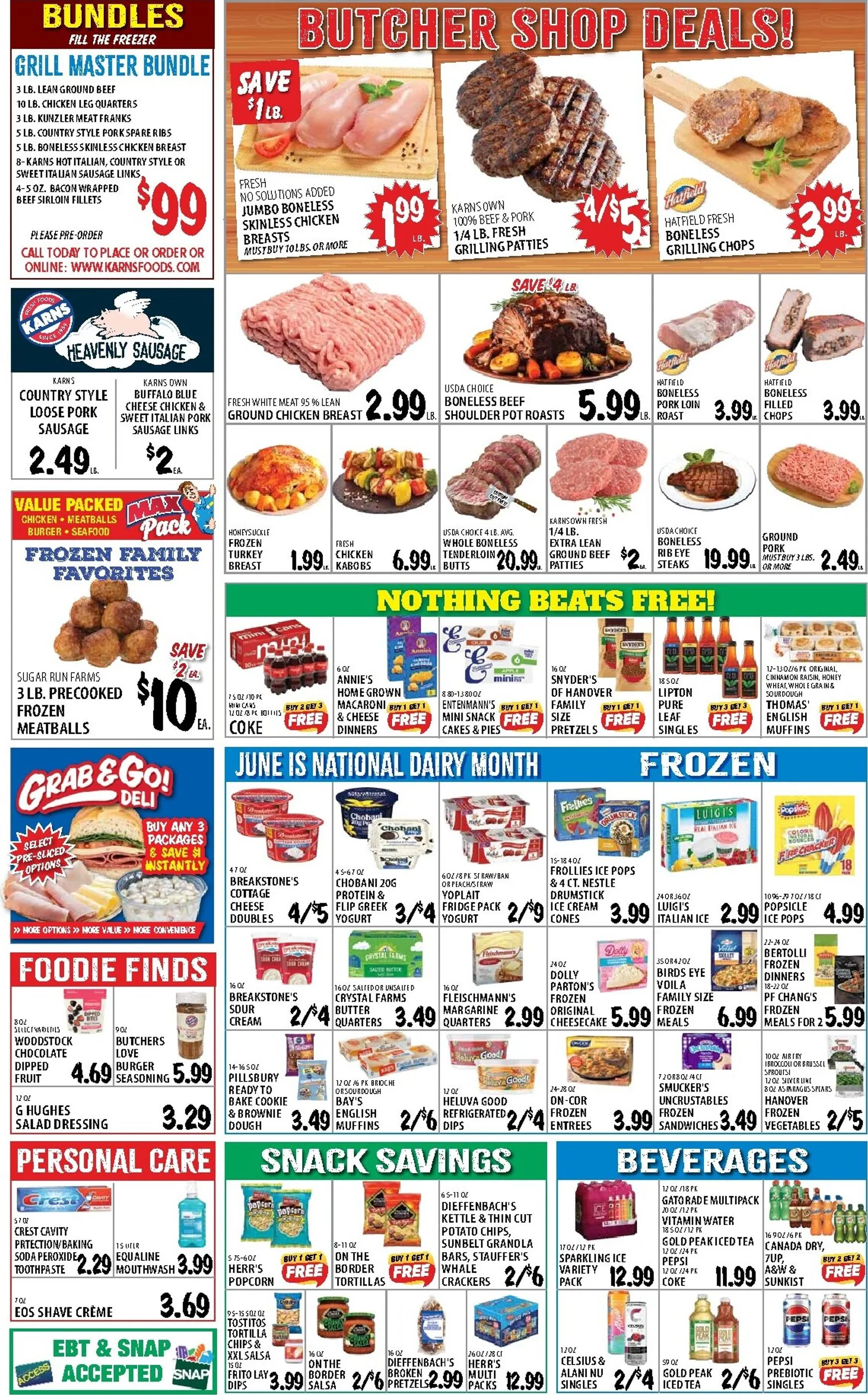 Weekly ad Karns - Big Meat Savings from June 16 to June 22 2026 - Page 3