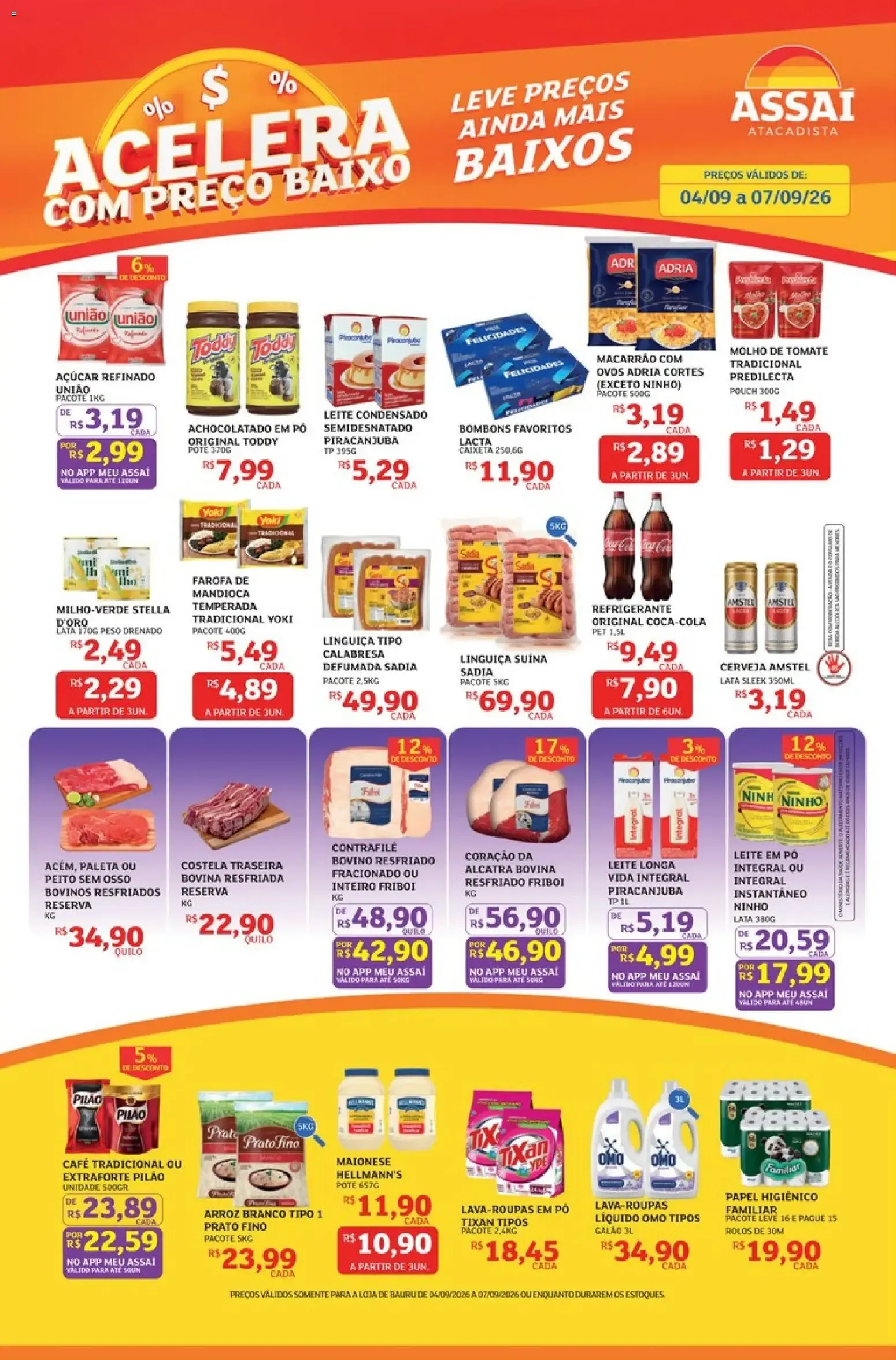 Encarte de Assaí Atacadista ofertas - SP de 04/09/2026 | Promoções Online 4 de setembro até 7 de setembro 2026 - Pagina 1