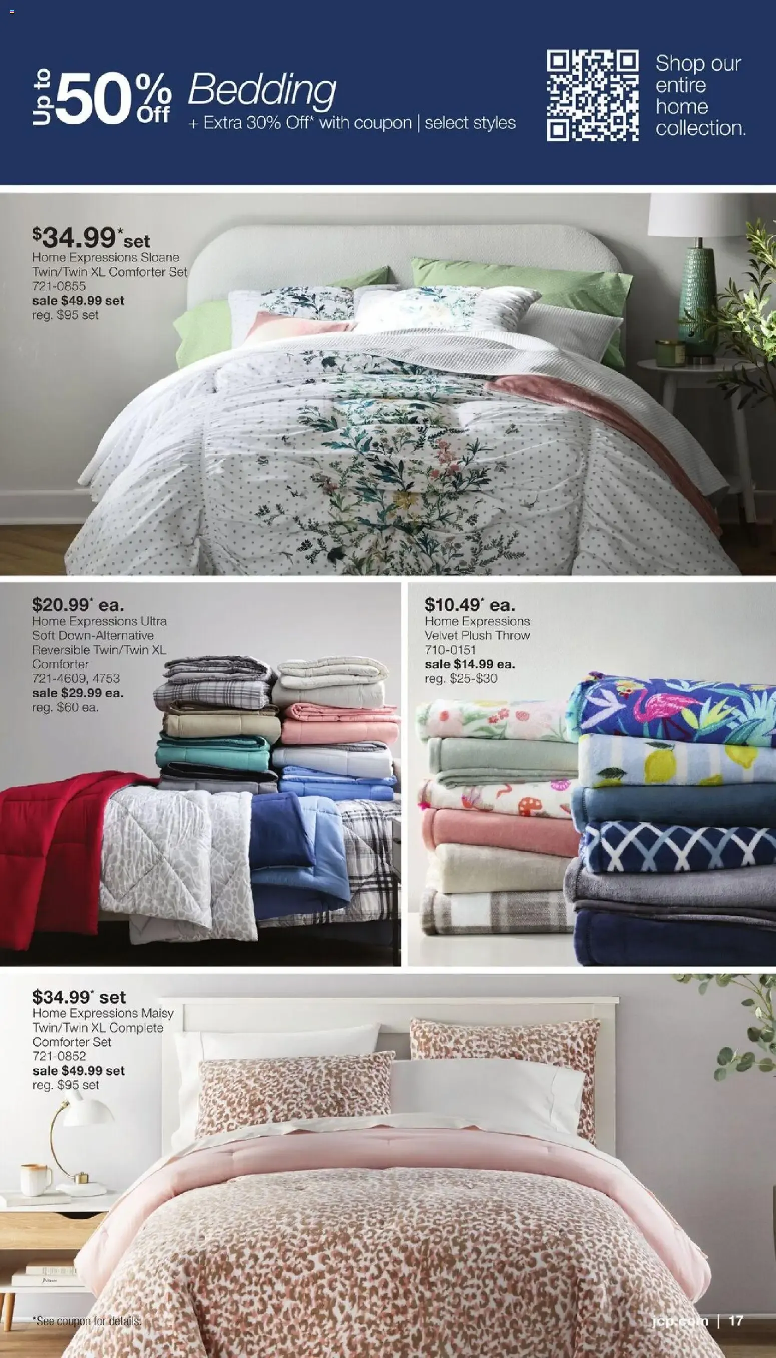 Weekly promotion JCPenney Labor Day Home Sale spanning from August 17 to September 13 2026 - Page 16 for Catalogue 365