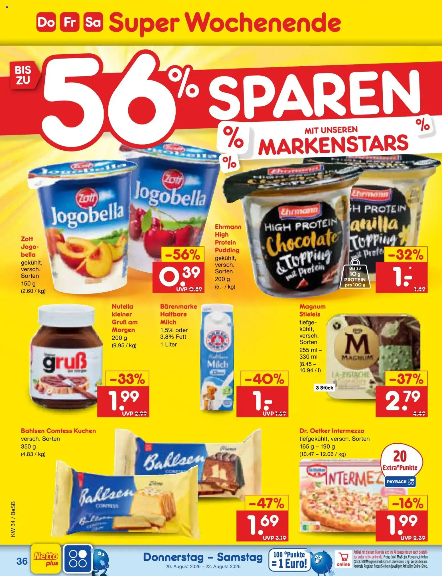 Netto Marken-Discount Prospekt (ab 17.08.2026) » Angebote von 17. August bis 22. August 2026 - Prospekt seite 56