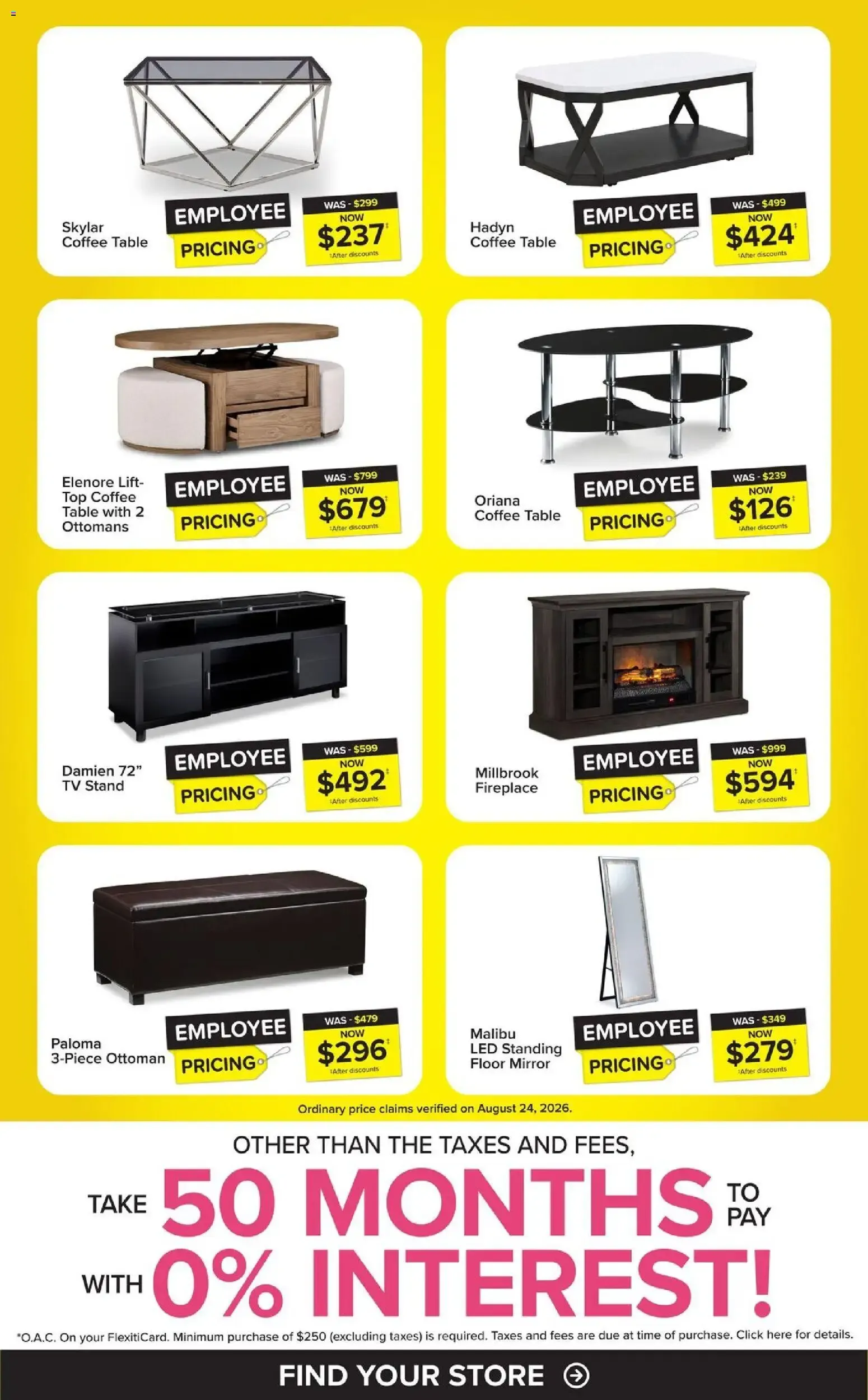 Leon's Employee Pricing Event from September 3 to September 9 2026 - flyer page 4