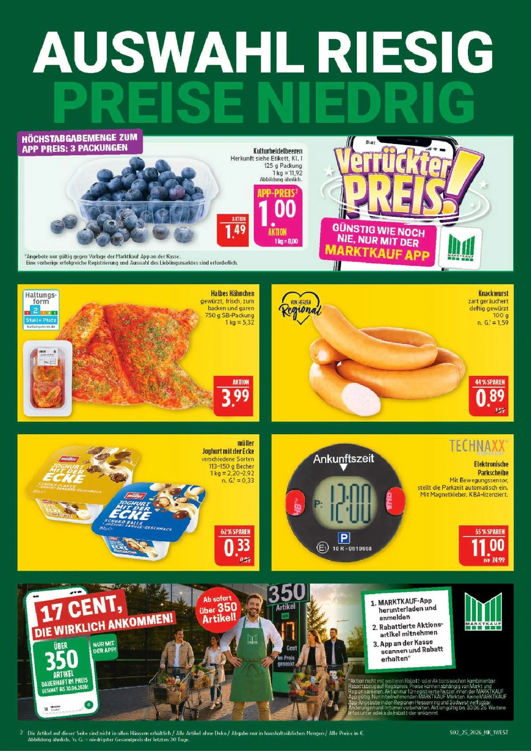 Marktkauf Prospekt nächste Woche – von Montag 15.06.2026 bis Samstag 20.06.2026 von 15. Juni bis 20. Juni 2026 - Prospekt seite 2