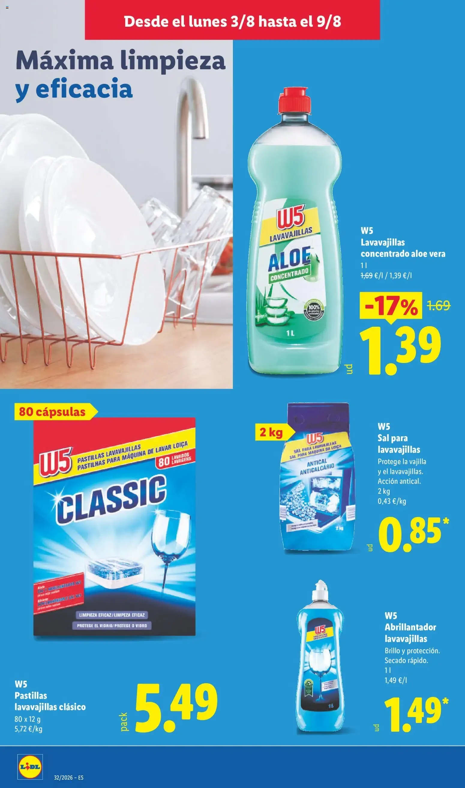 Catálogo de Lidl folleto del 03/08/2026 | Ofertas 3 de agosto al 9 de agosto 2026 - Página 34