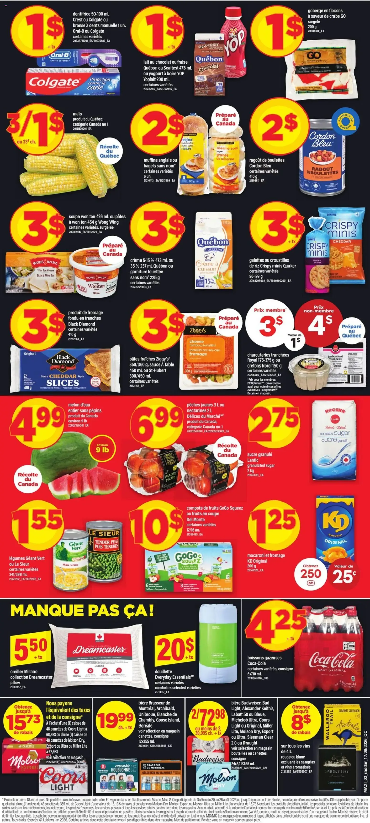 Maxi weekly flyer / circulaire from Aug 20, 2026 > weekly specials & deals from August 20 to August 26 2026 - flyer page 2