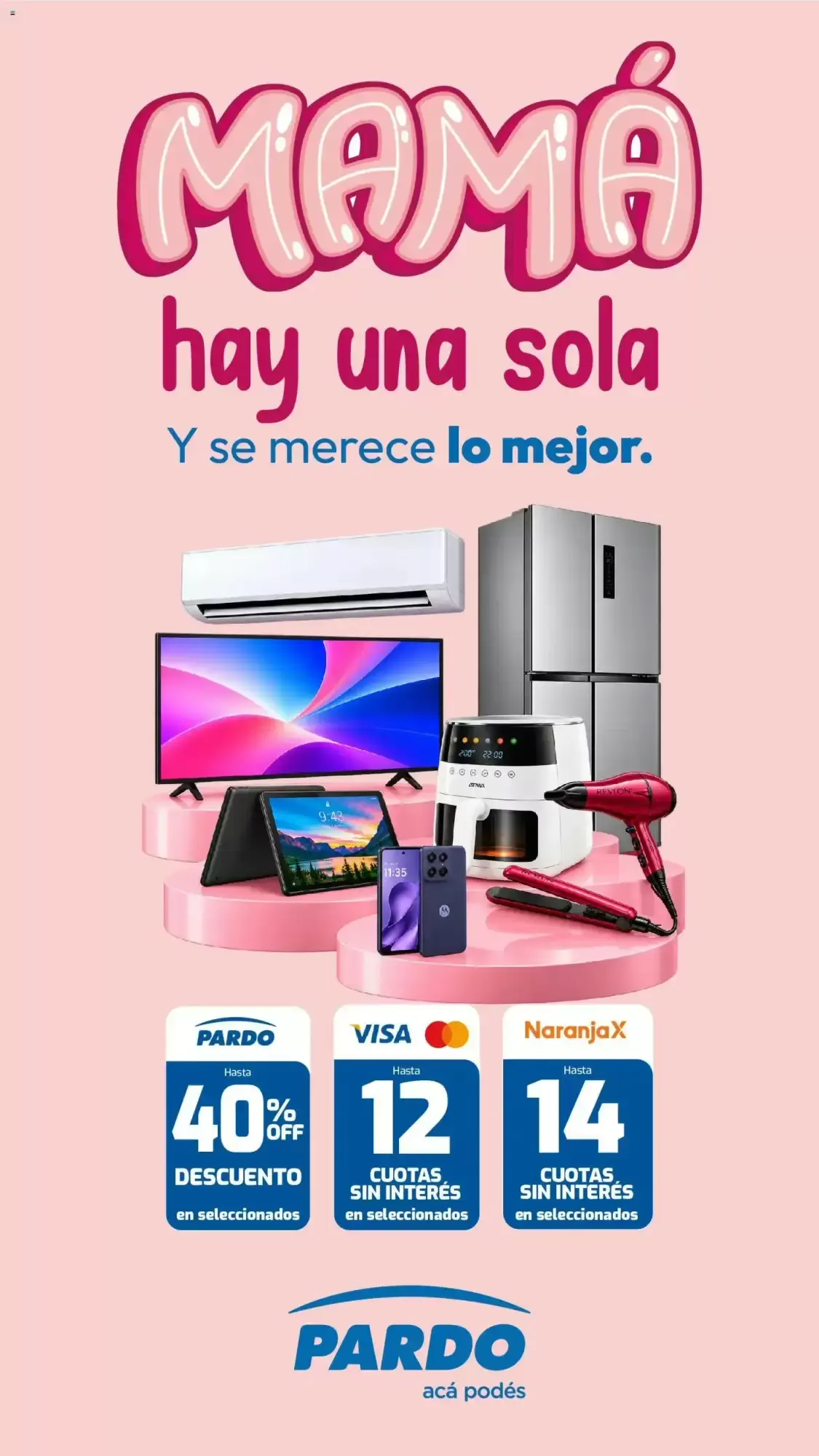 Ofertas de Mamá hay una sola y se merece lo mejor. 1 de octubre al 31 de octubre 2026 - Página 1 del catálogo